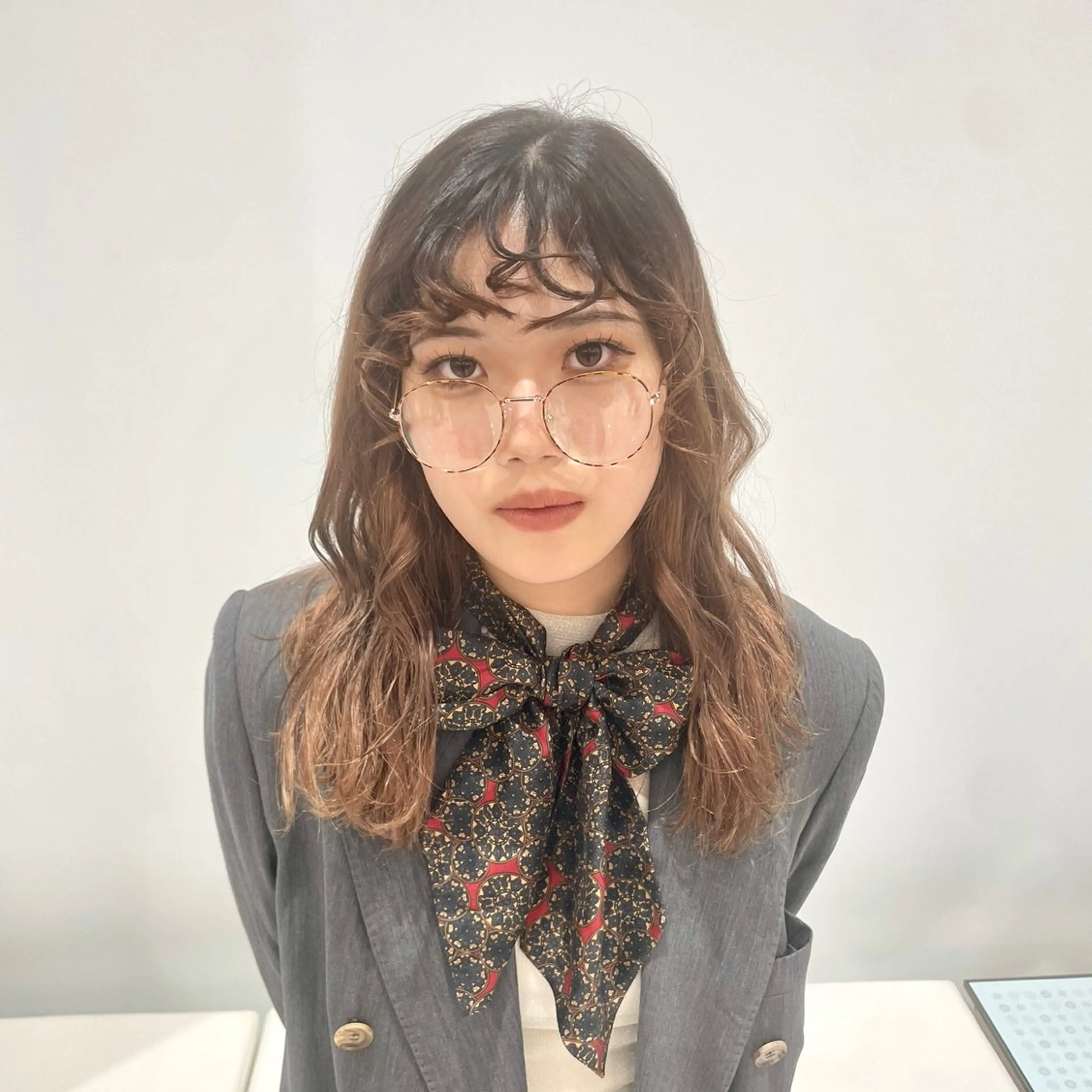 セミロング ヘアアレンジ くせ毛 .⋆⟡💖 Marin💖⟡⋆.のヘアスタイル