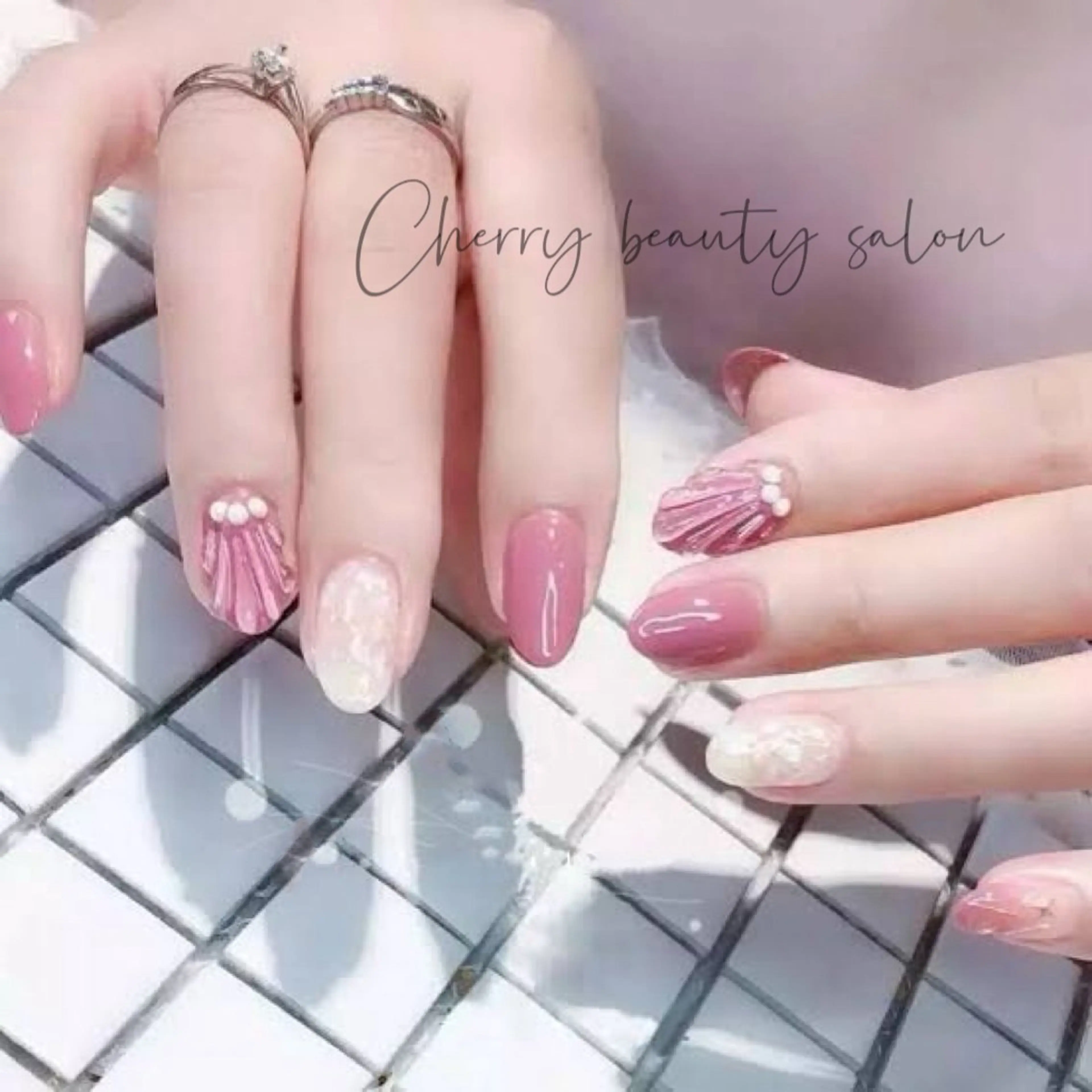 ネイル アートネイル フットネイル ジェルネイル キラキラネイル 韓国ネイル SAKURA 🍒のネイルデザイン