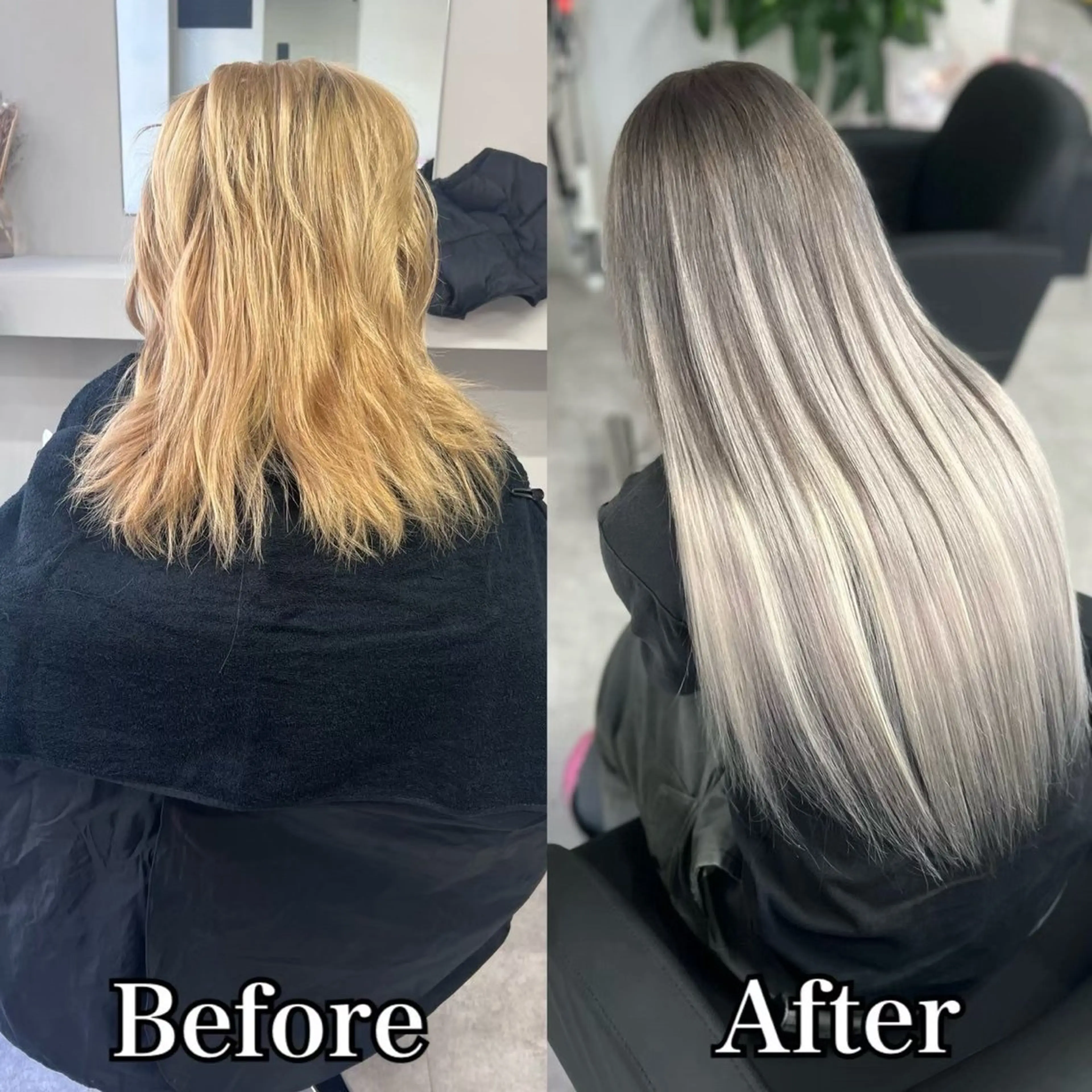 ミディアム ヘアカラー エクステ エクステ＆カラーサロン　Fav 心斎橋アメ村店所属・エクステ＆カラー Fav心斎橋店のヘアスタイル