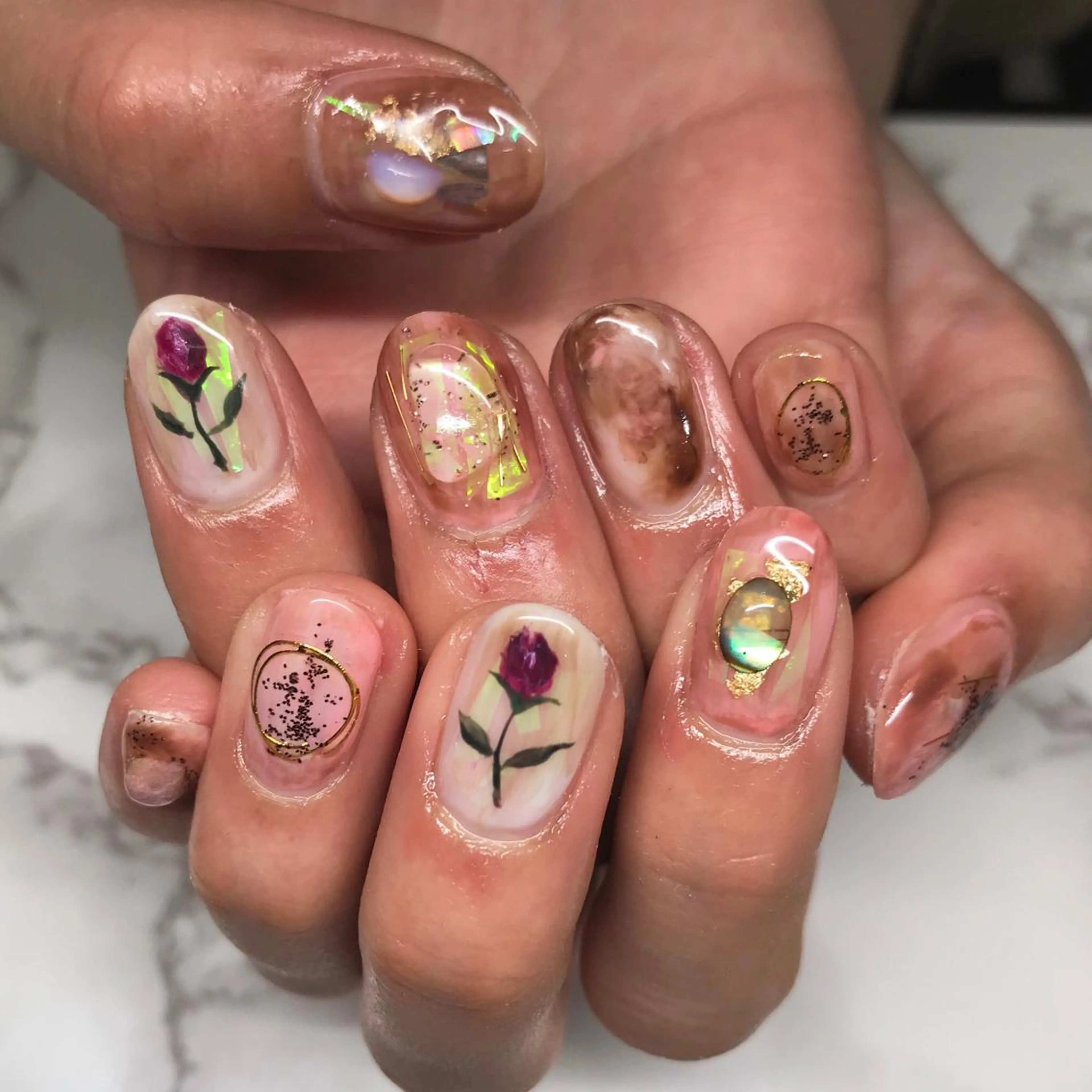 ネイル 持ち込み アスピーネイル所属・アスピーネイル asukaのネイルデザイン