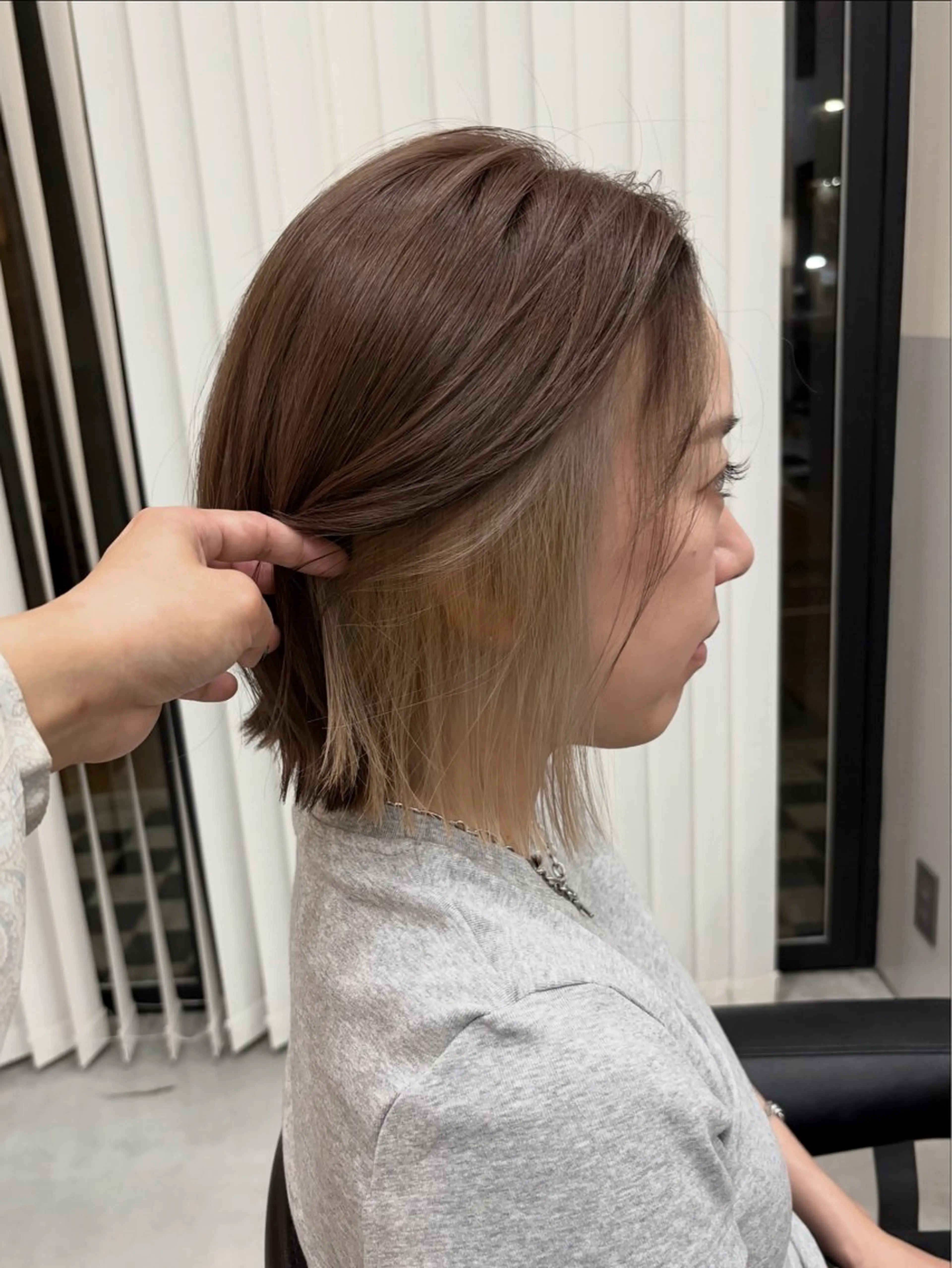 ミディアム HaKUmaison ノエ／久屋大通 高岳のヘアスタイル