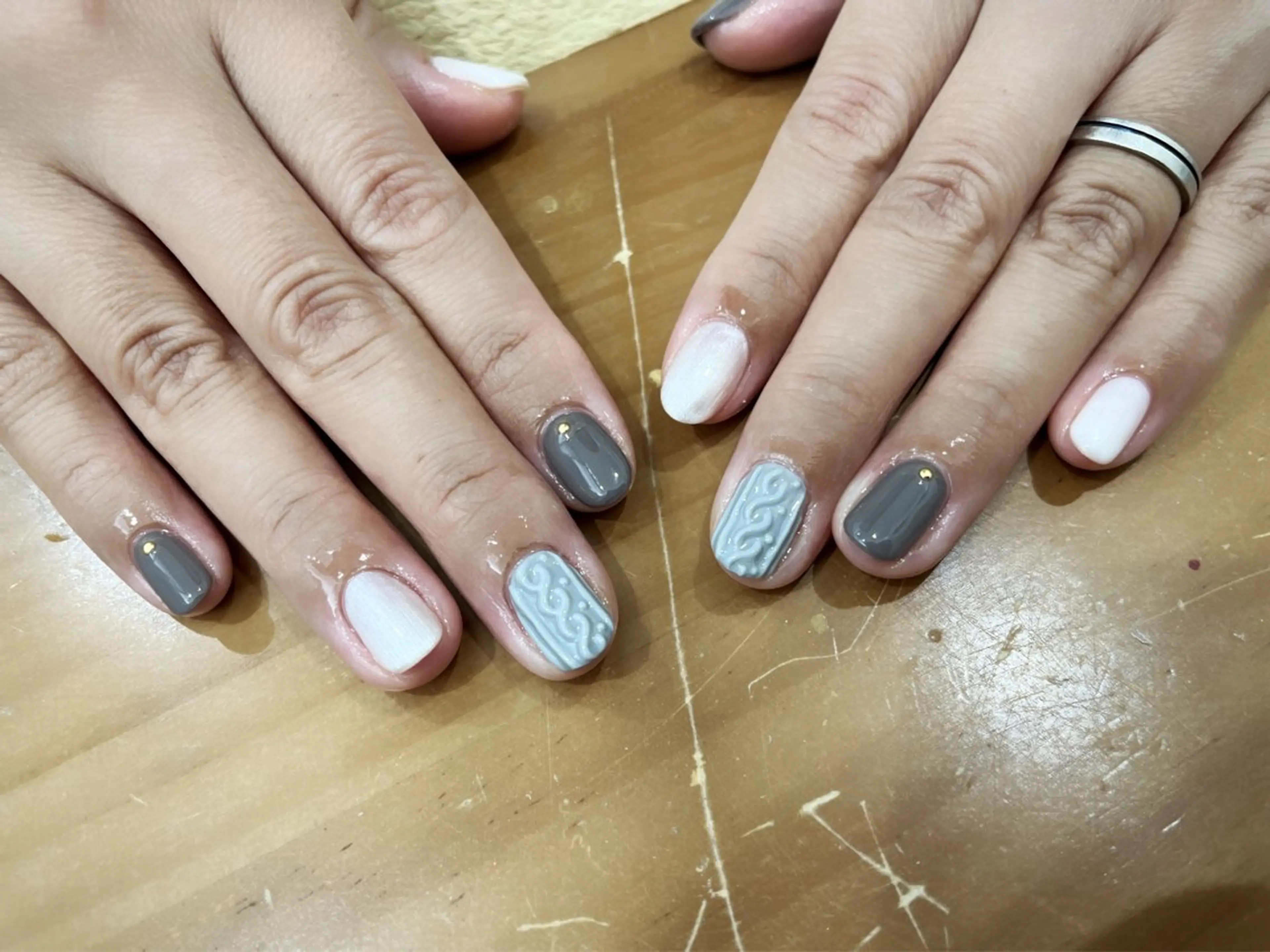 ネイル アートネイル ジェルネイル ワンカラーネイル ハンドネイル 中川 愛理のその他イメージ