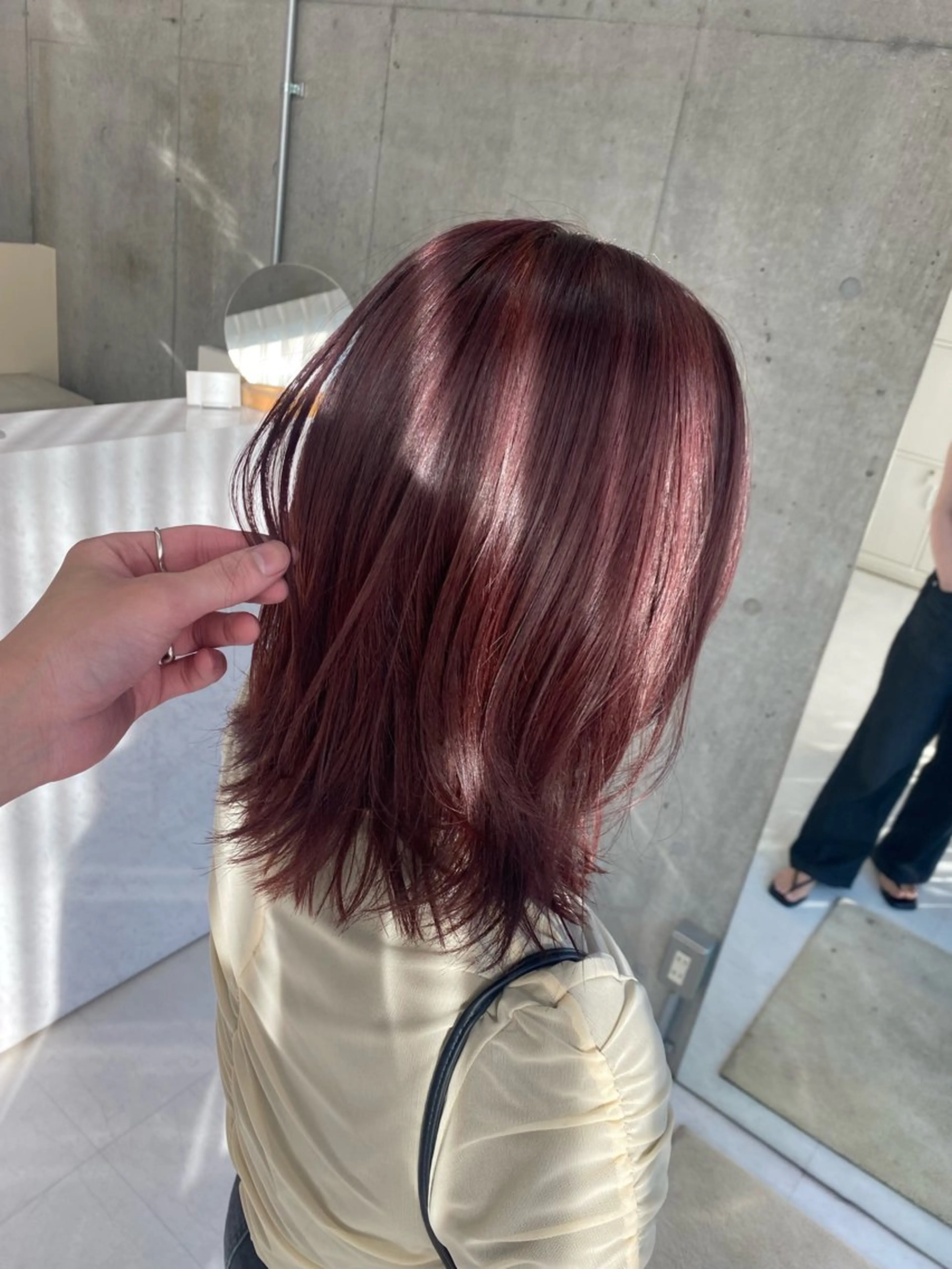 ミディアム Clore所属・うる艶ヘア♡韓国好き 透明感　shotaのヘアスタイル