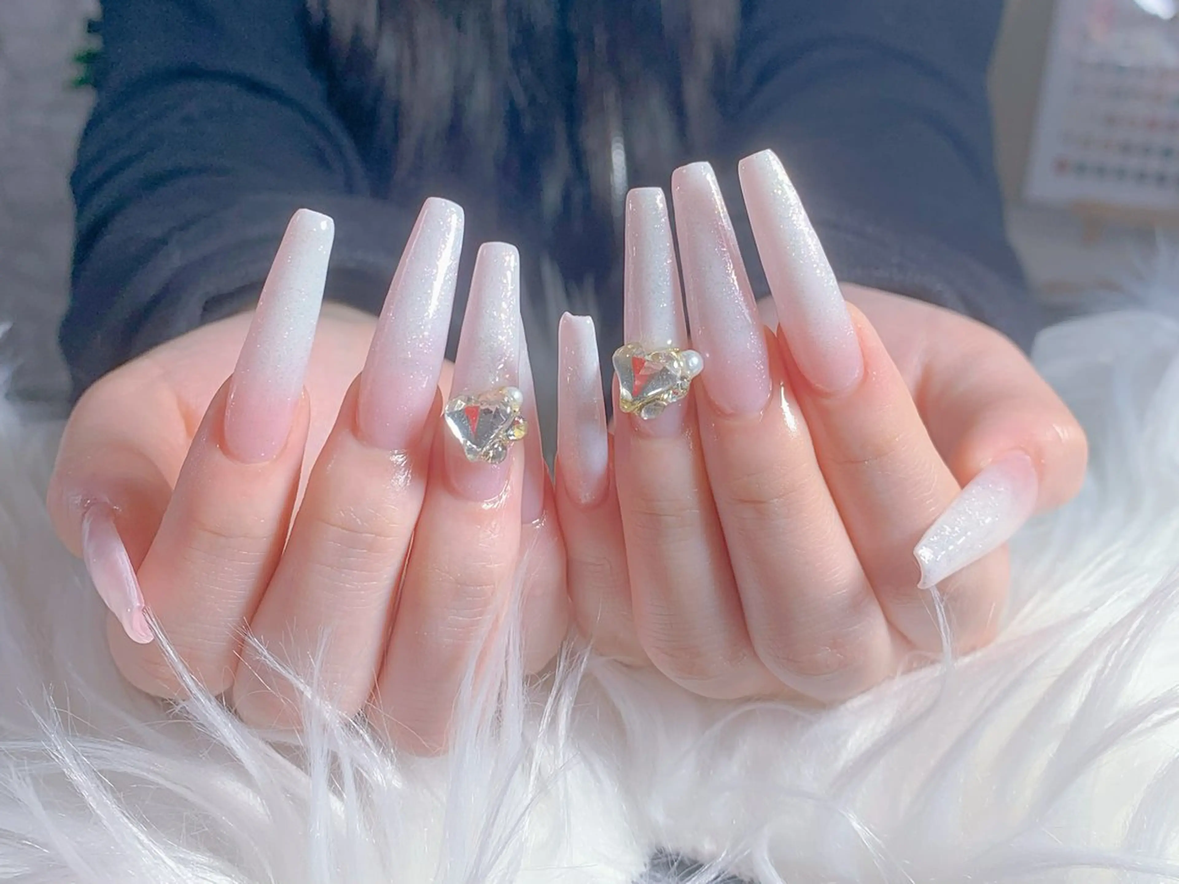 グラデーション／フレンチネイルの写真