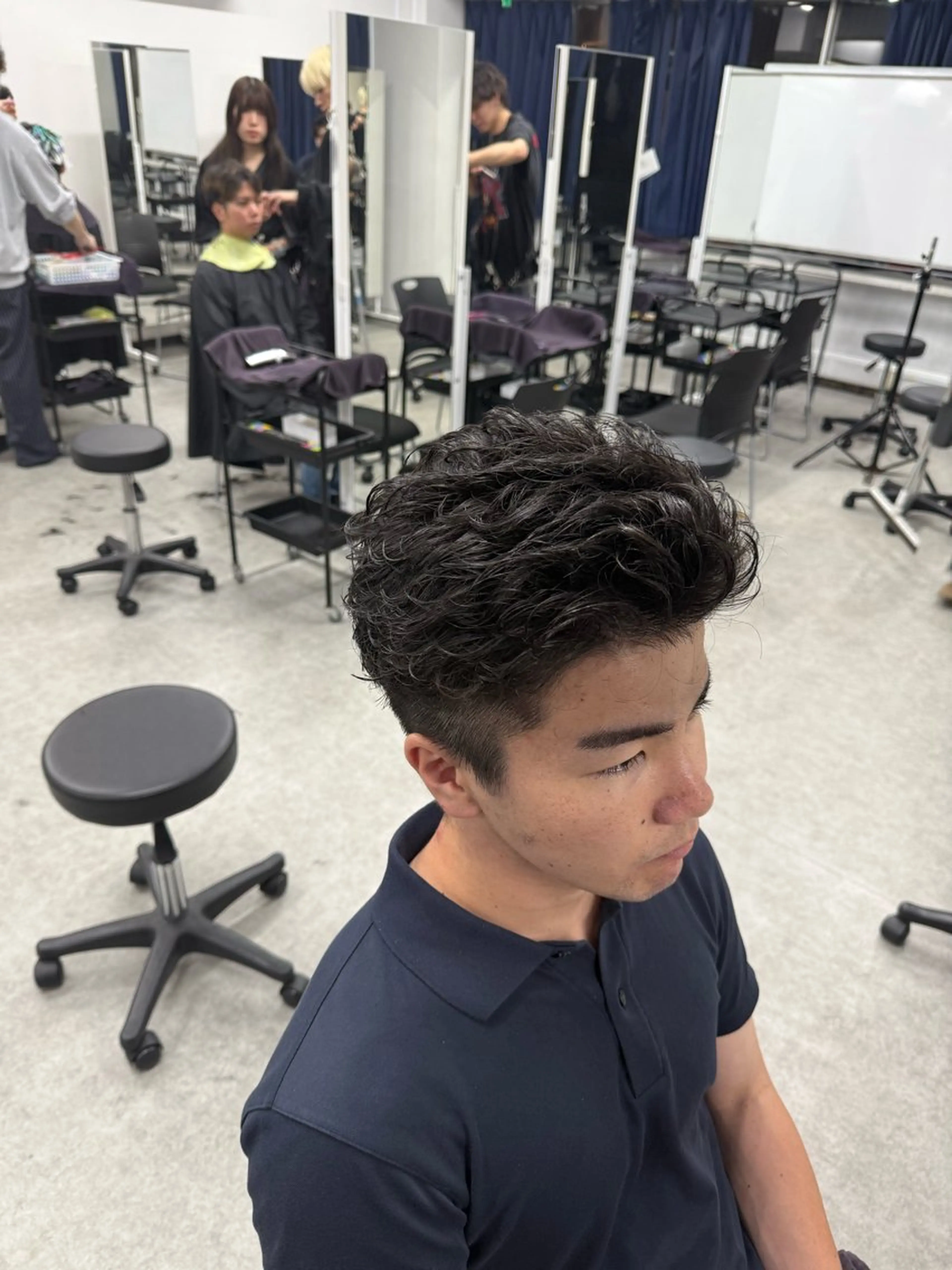 パーマ メンズ クラシックスタイル 💈鈴木洵誠のヘアスタイル