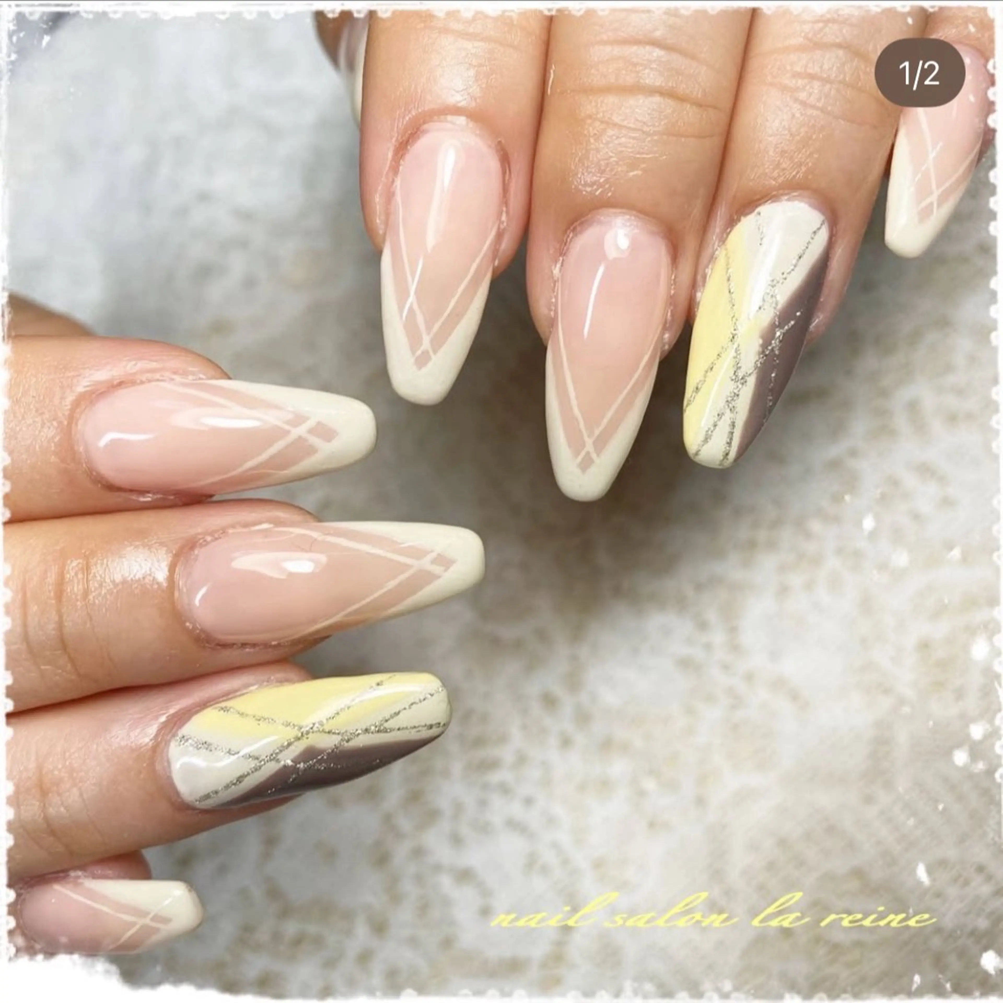 ネイル アートネイル ロングネイル スカルプネイル nail salon  la reine所属・nail salon la reineのネイルデザイン