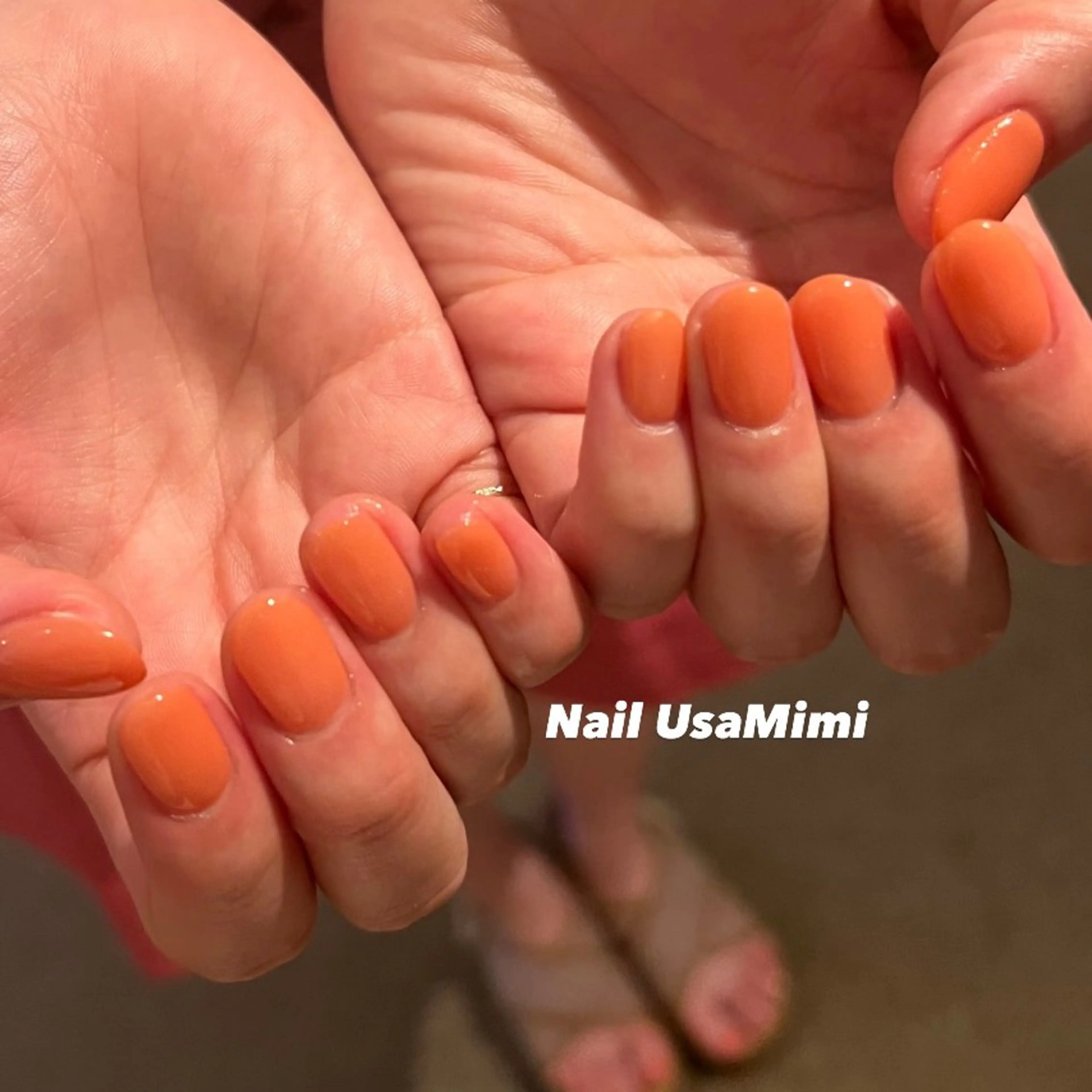 ネイル フットネイル ジェルネイル マグネットネイル 持ち込み ニュアンスネイル 本町ネイルNail UsaMimiのネイルデザイン