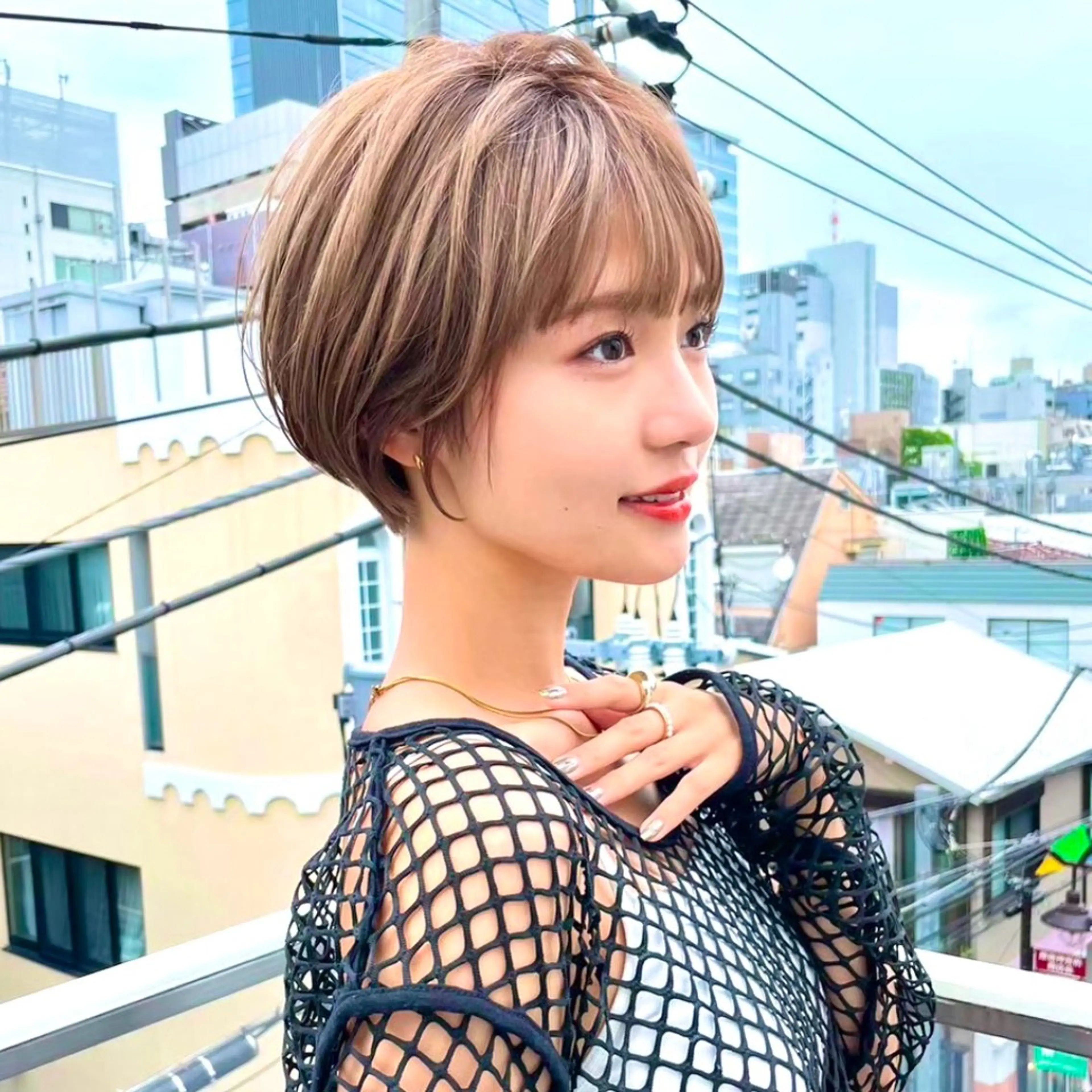 ショート カラー カット ヘアカラー トリートメント Lond Loire 門前仲町駅 徒歩3分のヘアスタイル