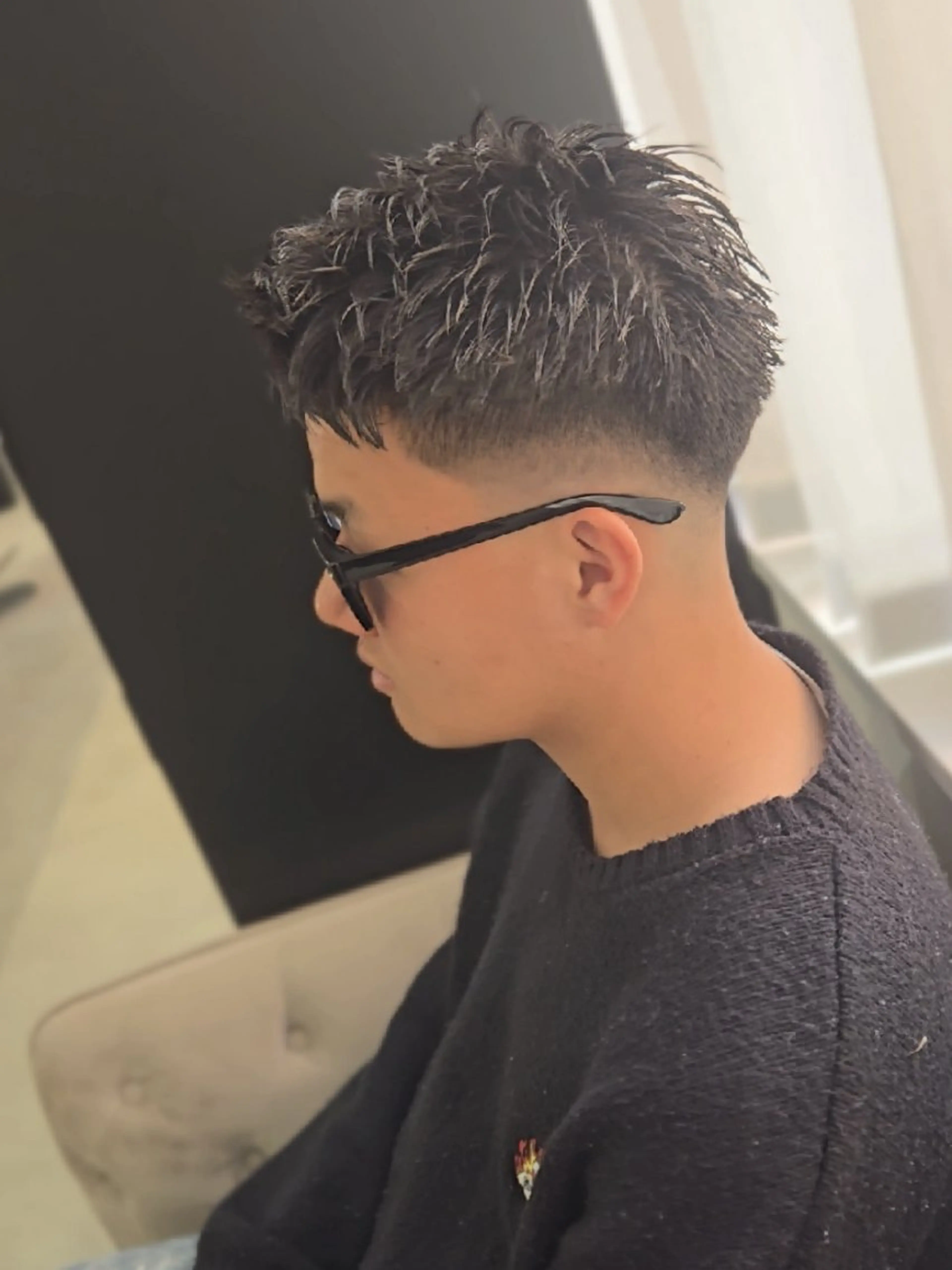 メンズ ショート フェードカット 刈り上げ カット ヘアセット Lapis 名古屋駅前店所属・LEN名古屋/パーマ 海外ヘア/メンズ特化のヘアスタイル