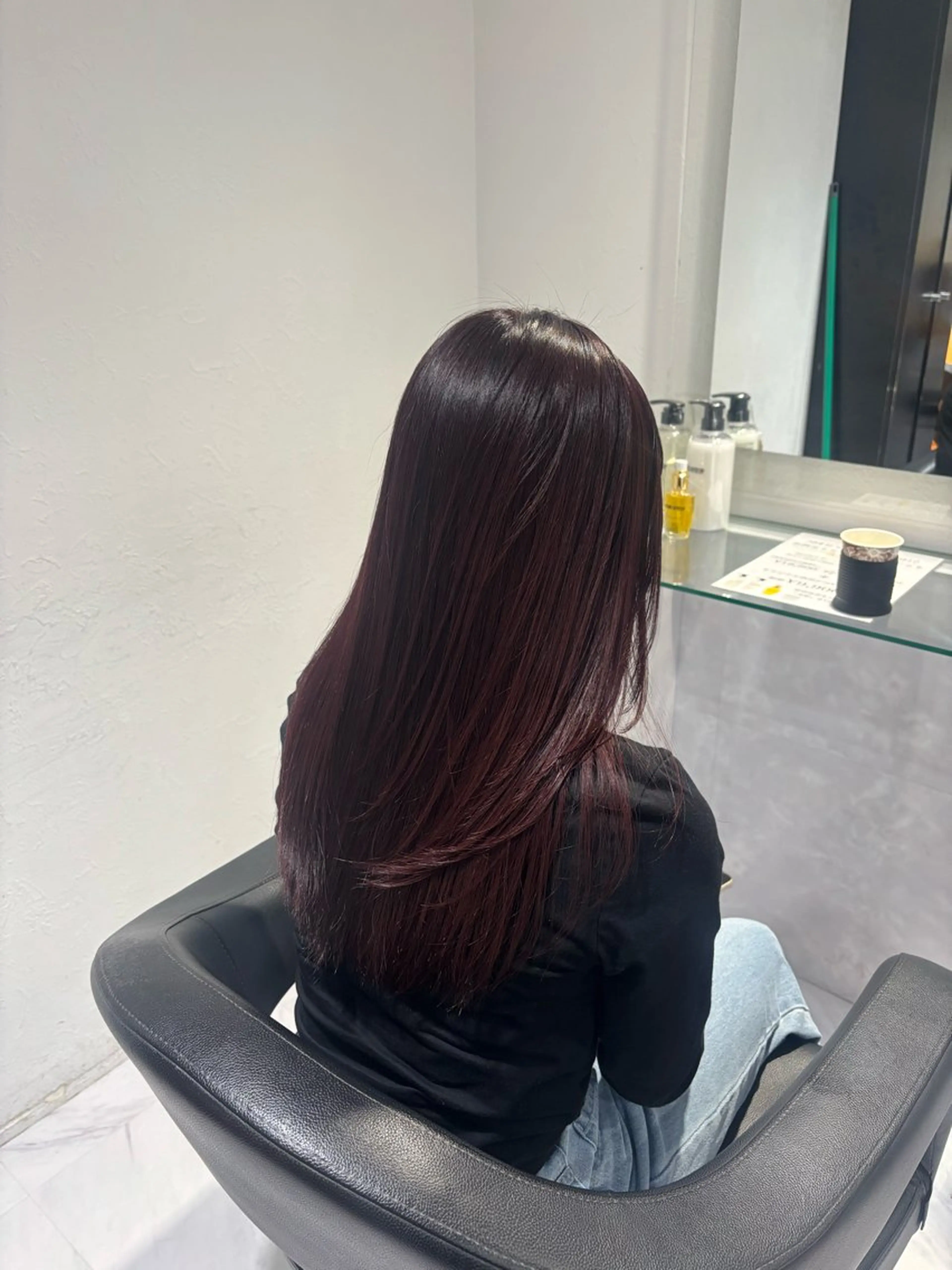 ロング カラー ヘアカラー トリートメント 髪質改善🩰透明感カ ラー🎀hinanoのヘアスタイル