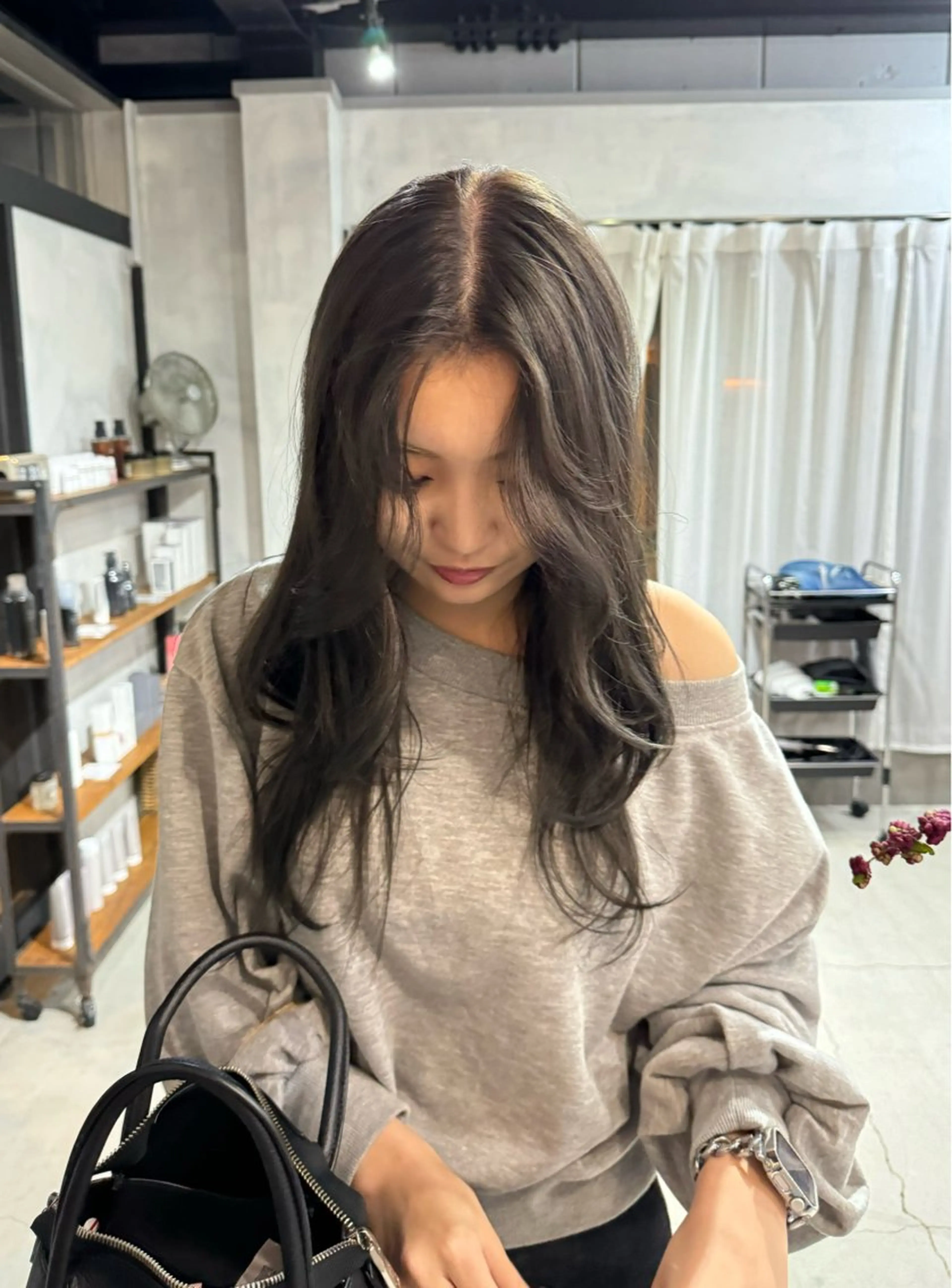 ロング 薮 夏帆のヘアスタイル