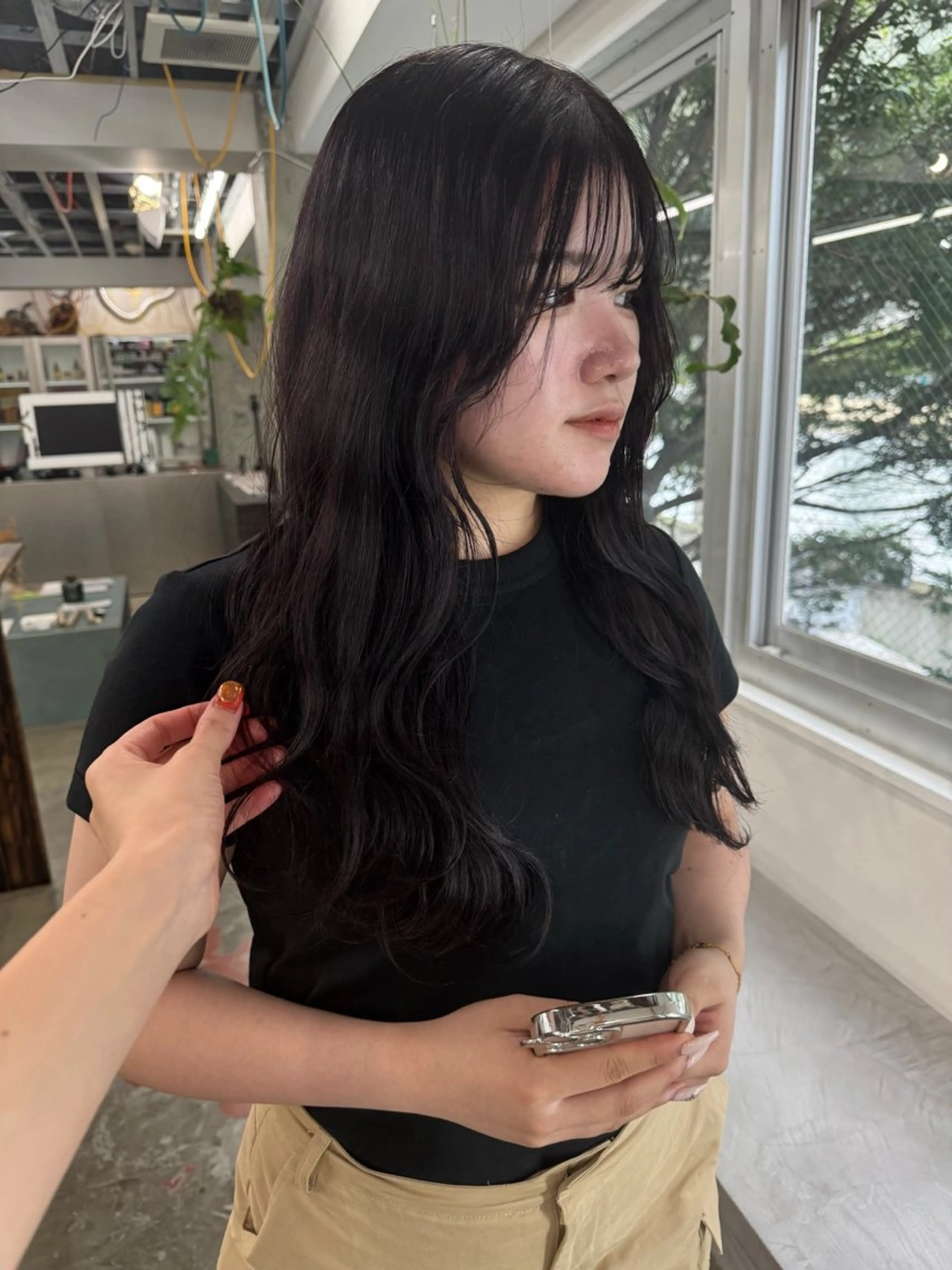 セミロング カラー パーマ ヘアアレンジ メンズ 心斎橋美容室 Junのヘアスタイル