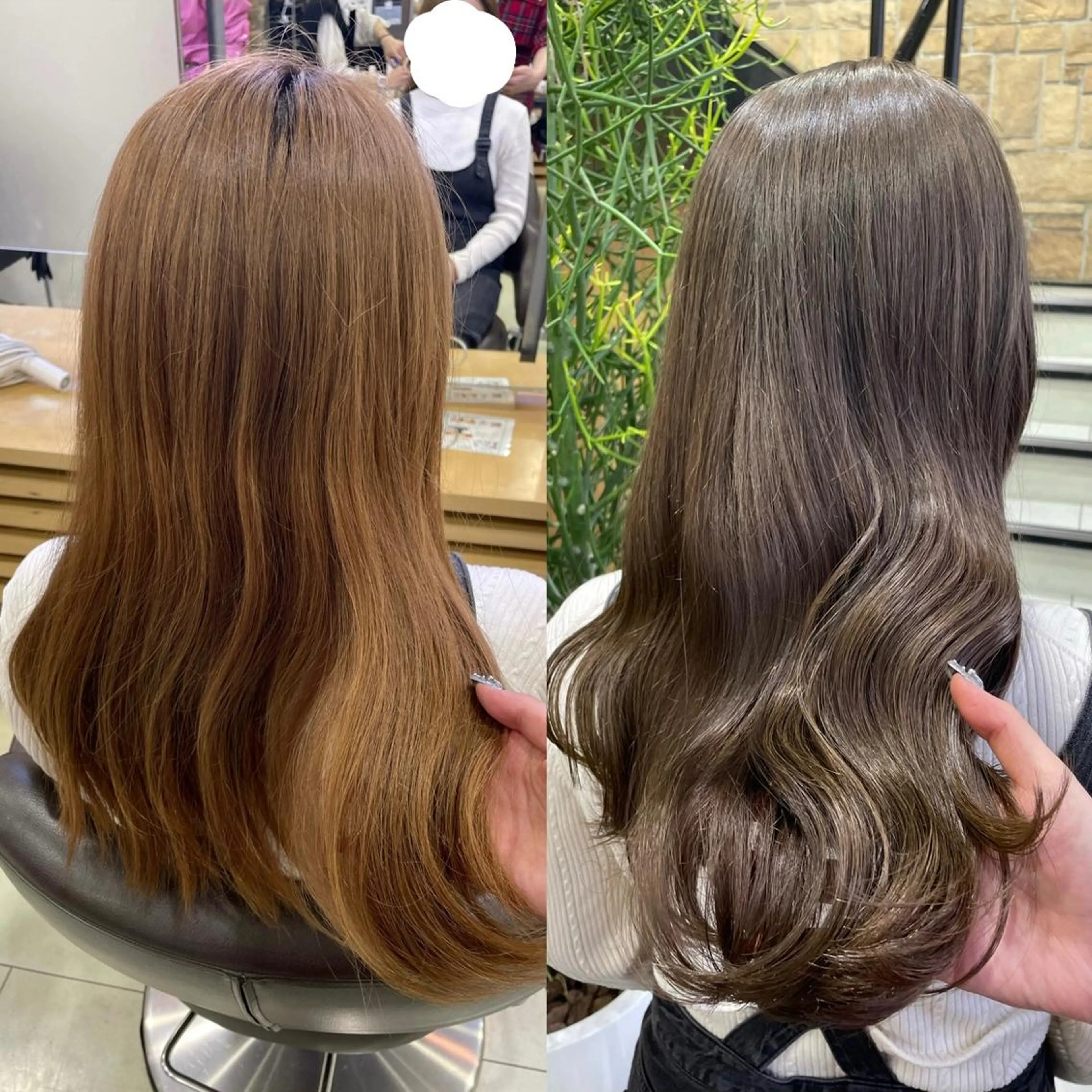 ロング カラー 【 ﾈｲﾘｽﾄ&ｱｲ ﾘｽﾄ】キヨカのネイルデザイン