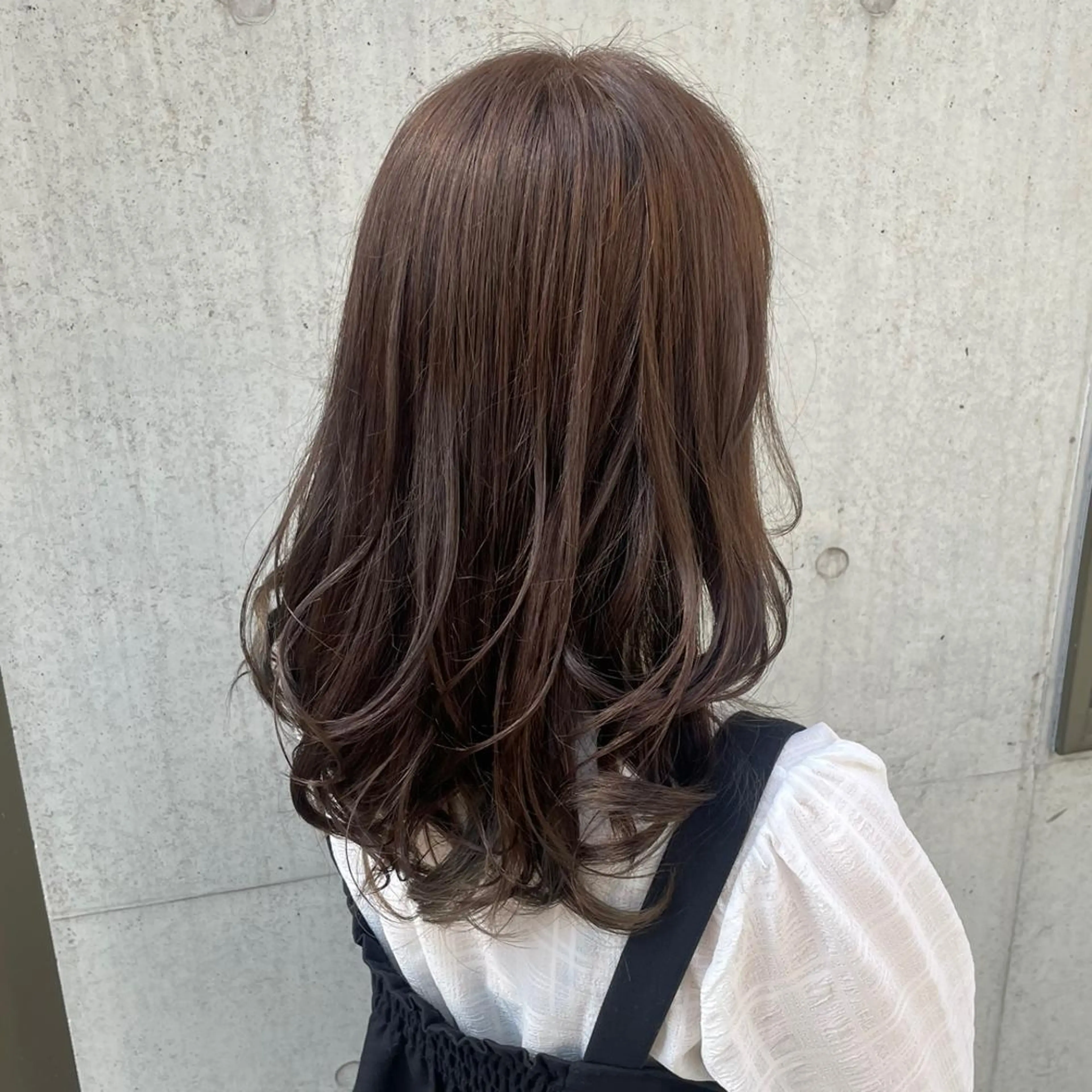 セミロング セミロングパーマ Arly所属・MARU🎀髪質改善 ×コテ巻き風パーマのヘアスタイル