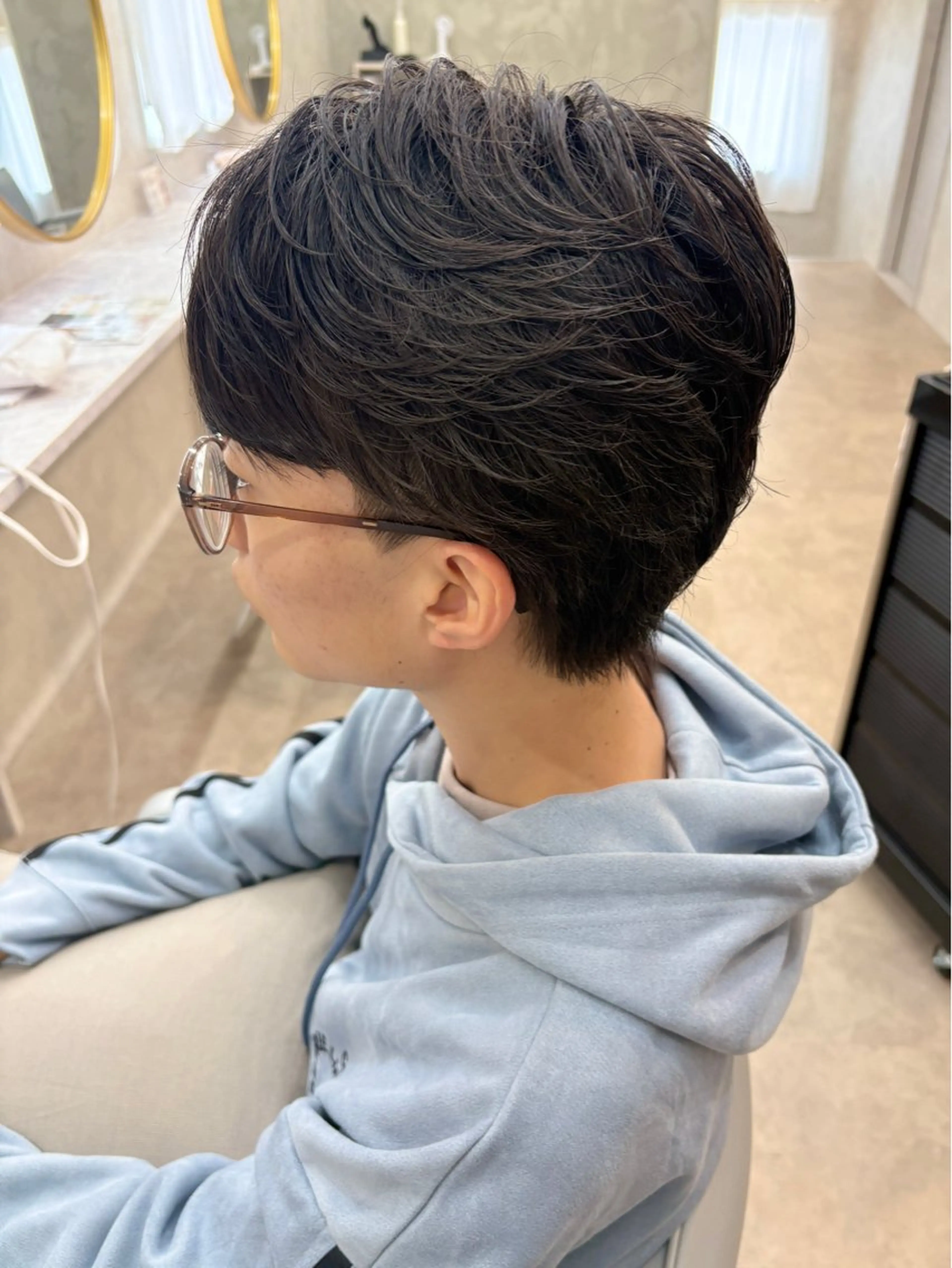 パーマ メンズ 🧸韓国ヘア/メンズ KURUMI🤍のヘアスタイル