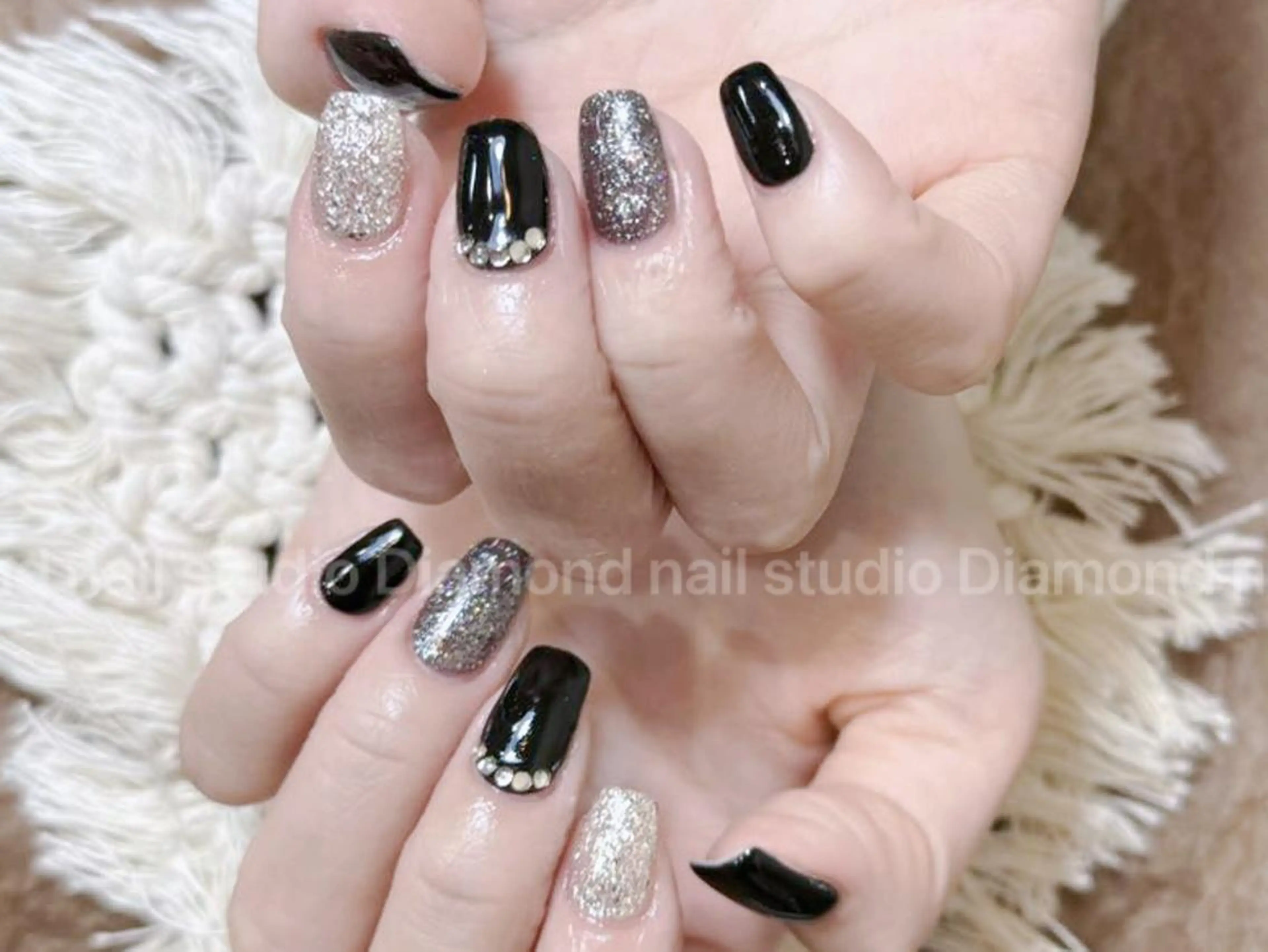 ネイル 持ち込み ハンドネイル DIAMOND 💦のネイルデザイン