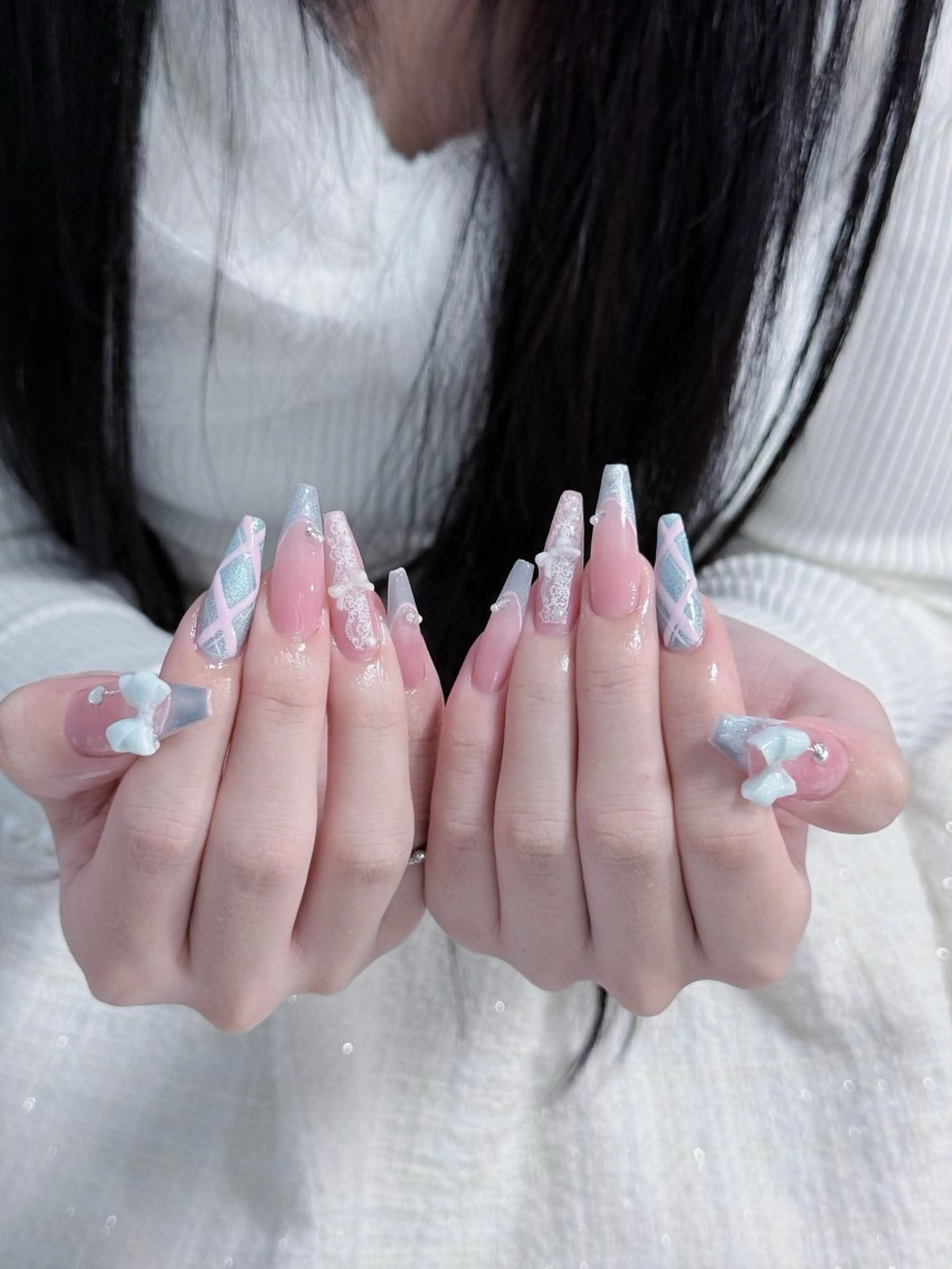 ネイル アートネイル グラデーション ネイルチップ ハンドネイル Emi🌸Belle Nail Salonのネイルデザイン