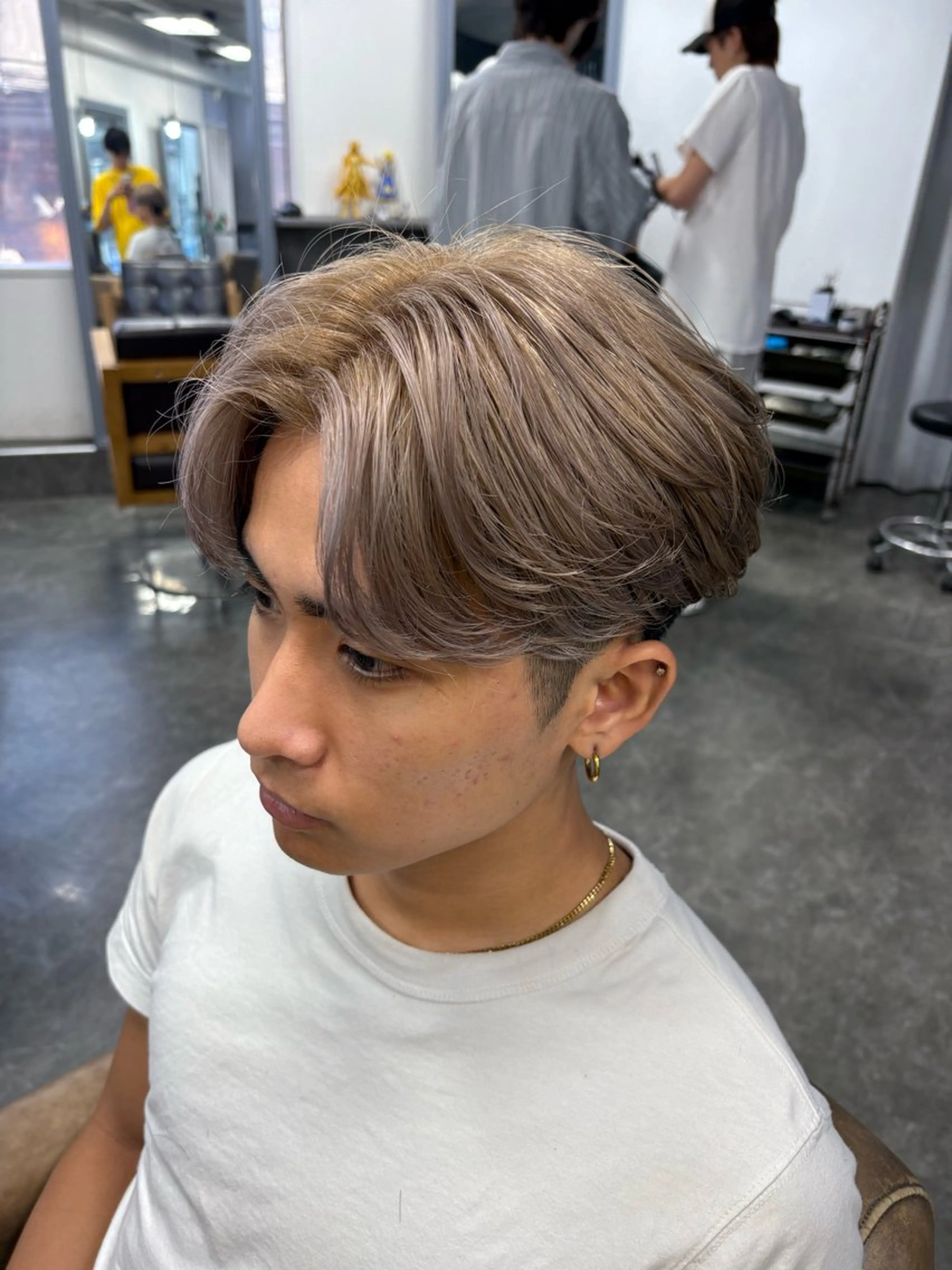 カラー メンズ カット ヘアカラー 梅田/全パーマ特化/ ケアパーマ特化/秋本のヘアスタイル