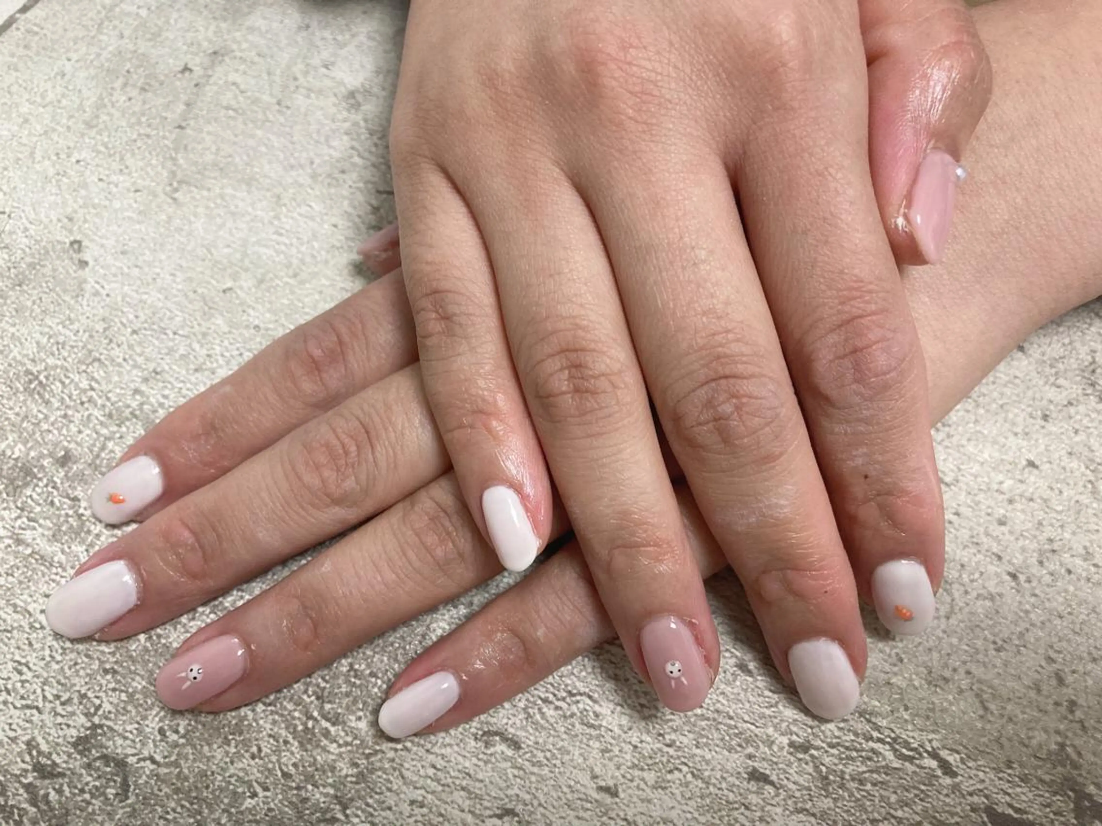 ネイル ジェルネイル 韓国ネイル ワンカラーネイル パラジェル シンプルネイル Mogu nail 二子玉川のネイルデザイン