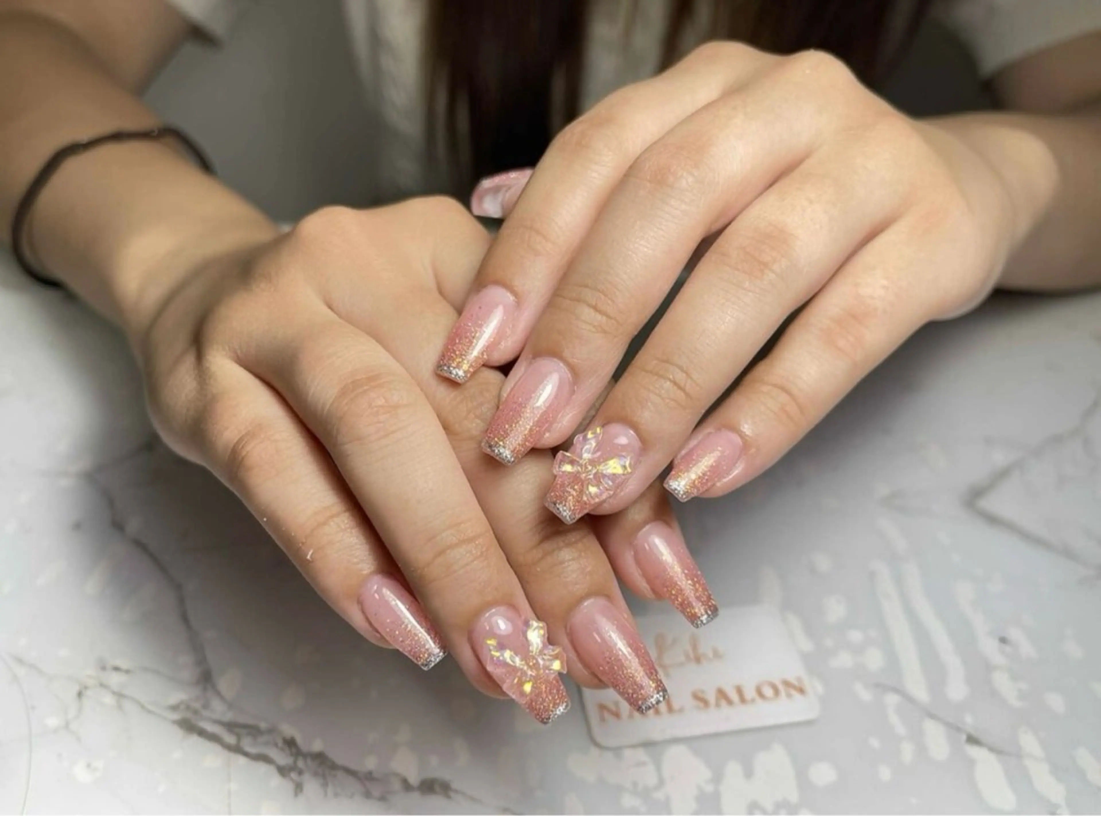 ネイル アートネイル フレンチネイル ジェルネイル グラデーション 韓国ネイル Nail Salon kihi大塚店のネイルデザイン