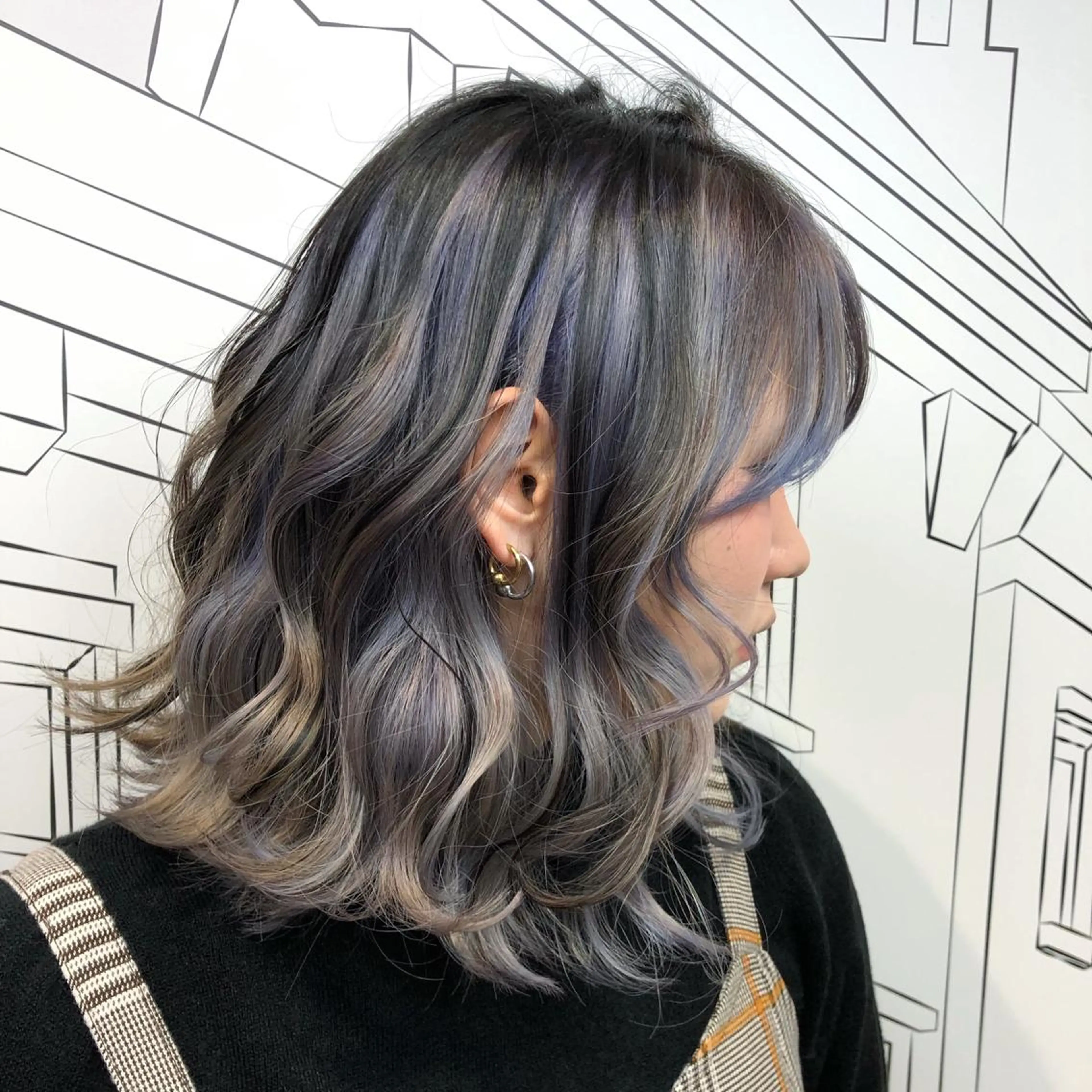 ミディアム カラー レイヤー⭐️カラー ⭐️平川雅史のヘアスタイル