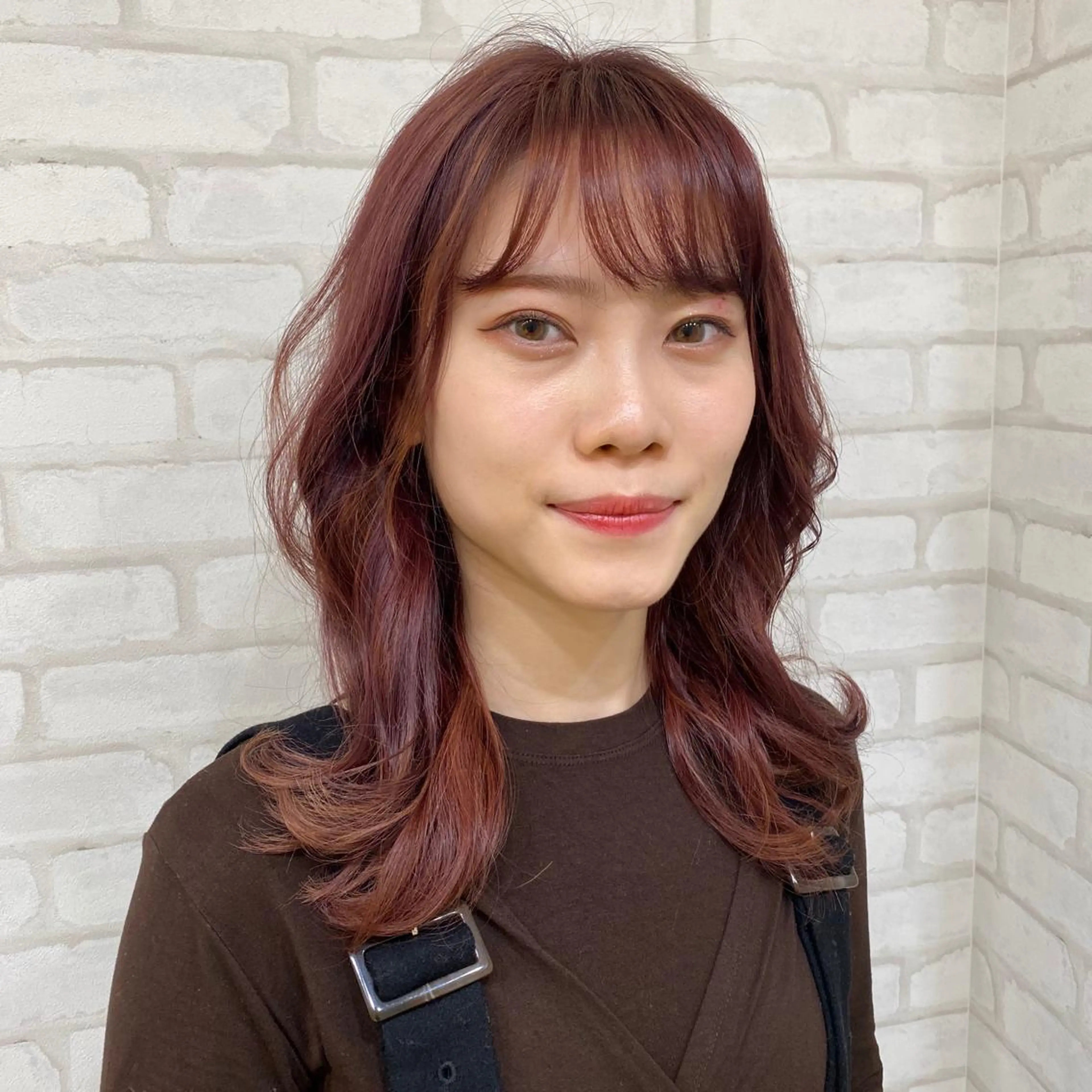 ミディアム カラー abilita AZUSAのヘアスタイル