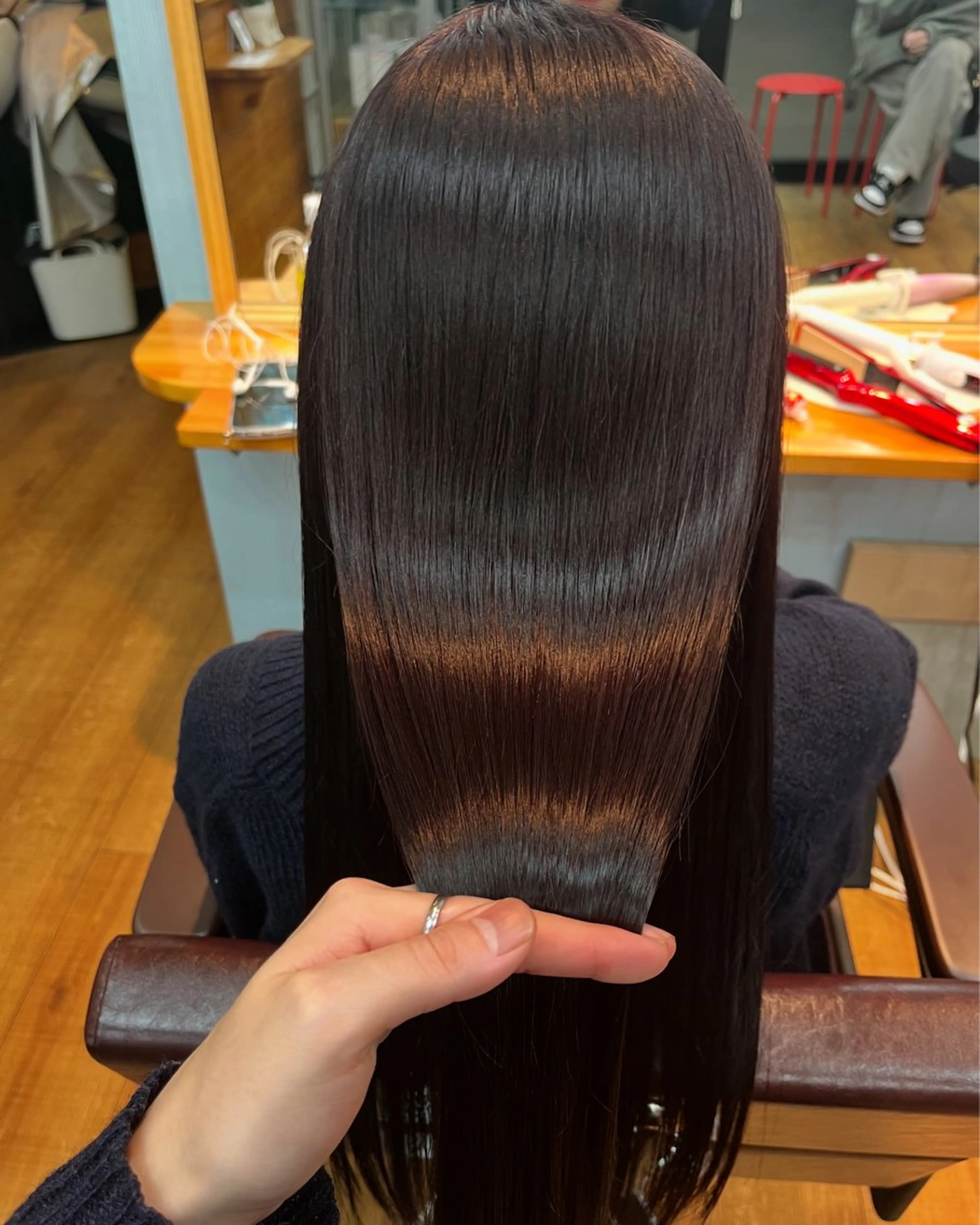 ロング 髪質改善 ヘアカラー トリートメント ヘッドスパ 🫧艶髪デザイナー 🫧白石航汰のヘアスタイル