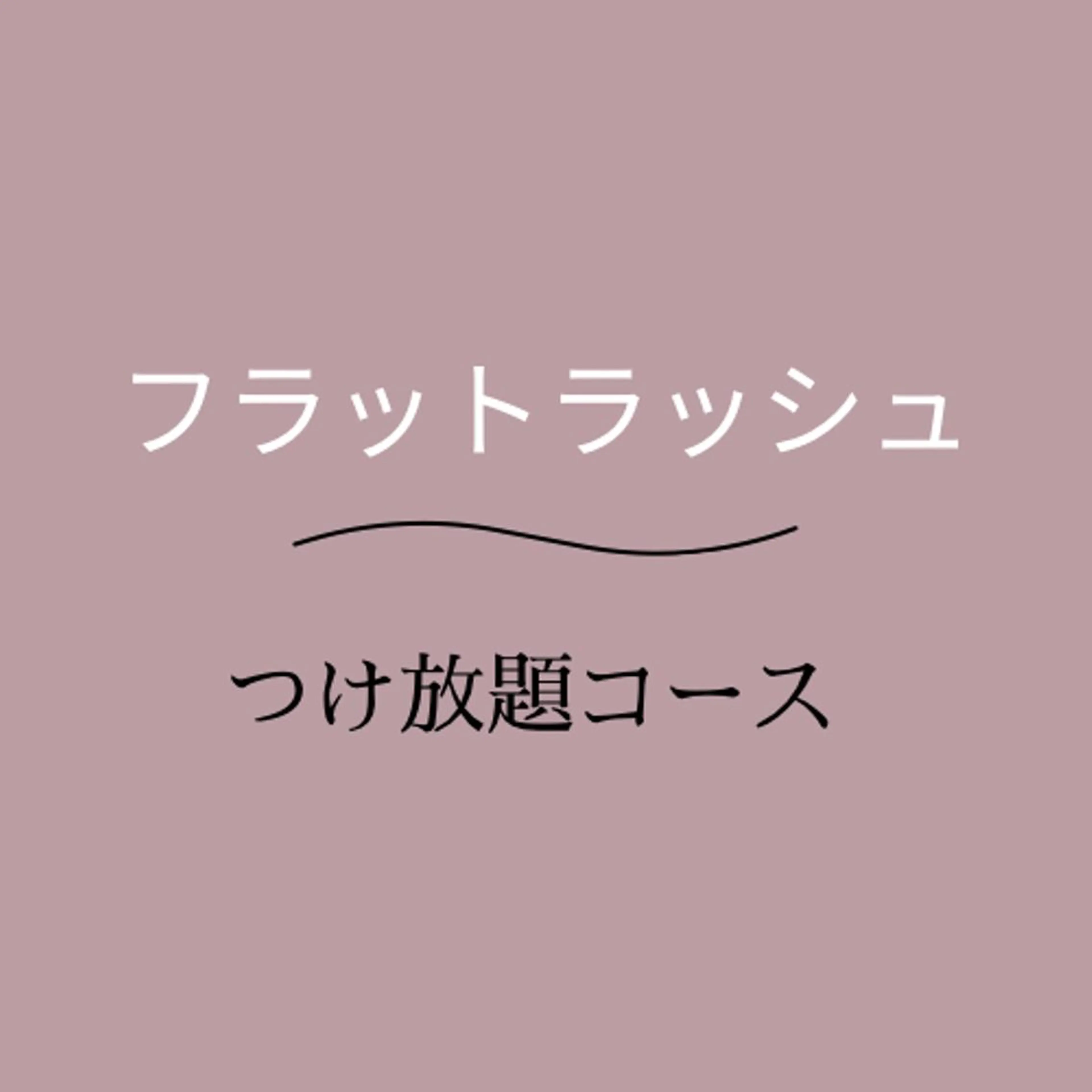 学割/U24《フラットラッシュ🦢》つけ放題コース／オフ代込み／美容液コーティング仕上げ付きの写真