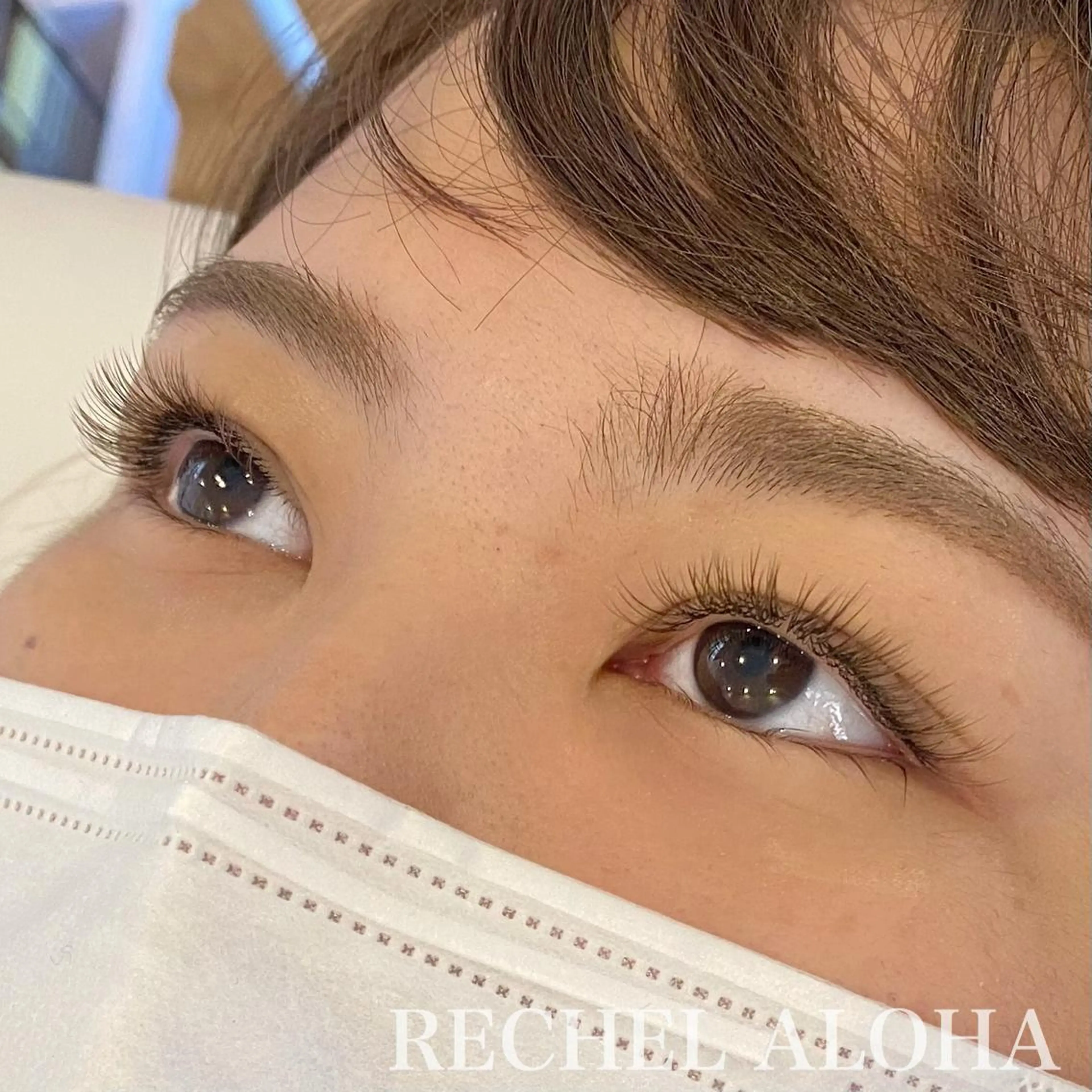 マツエク・マツパ フラットラッシュ ジャパンアイリストカレッジ天王寺校所属・岩野 夢加のマツエク・マツパデザイン