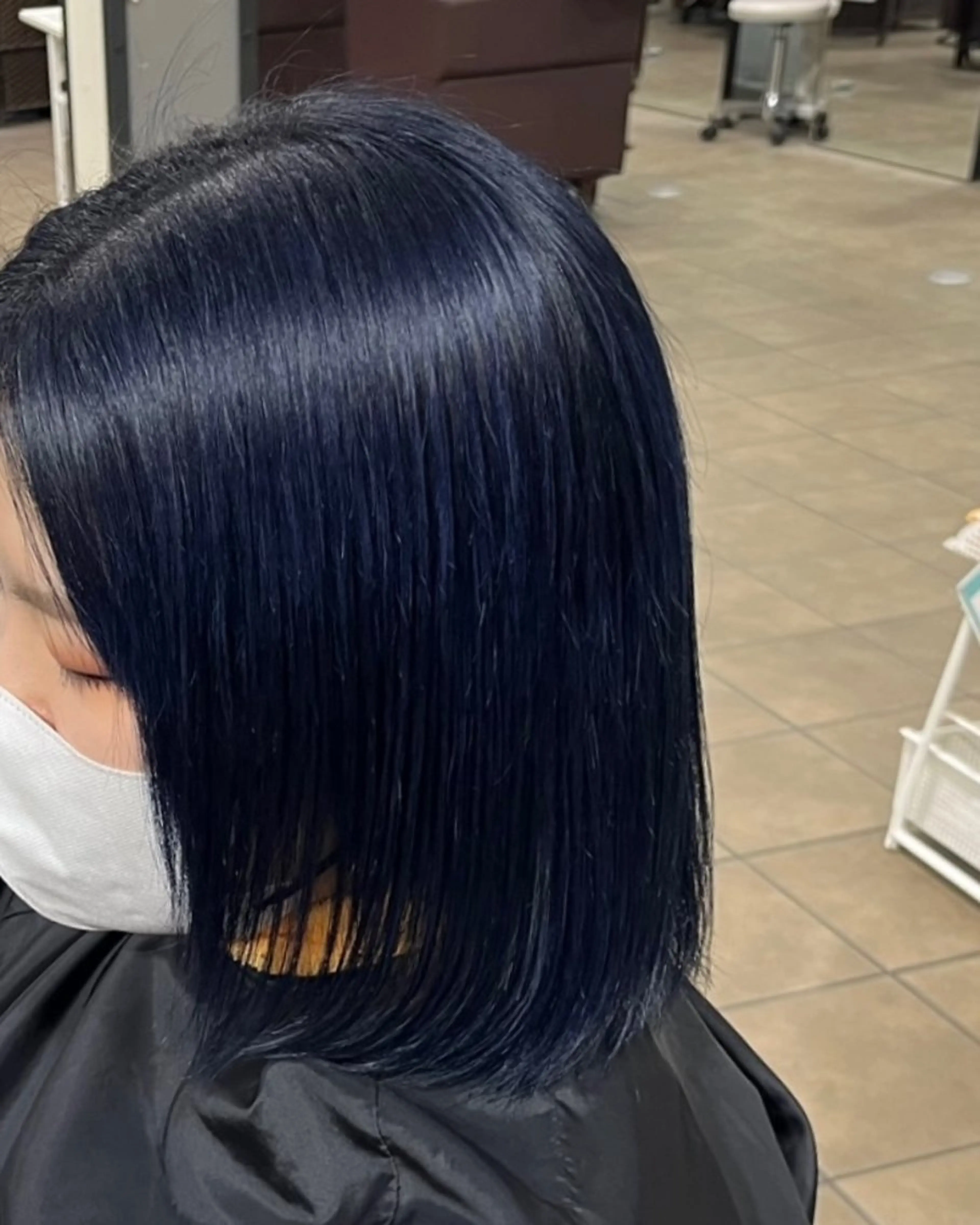 ミディアム カラー uni 江坂🦋 木下風子のヘアスタイル