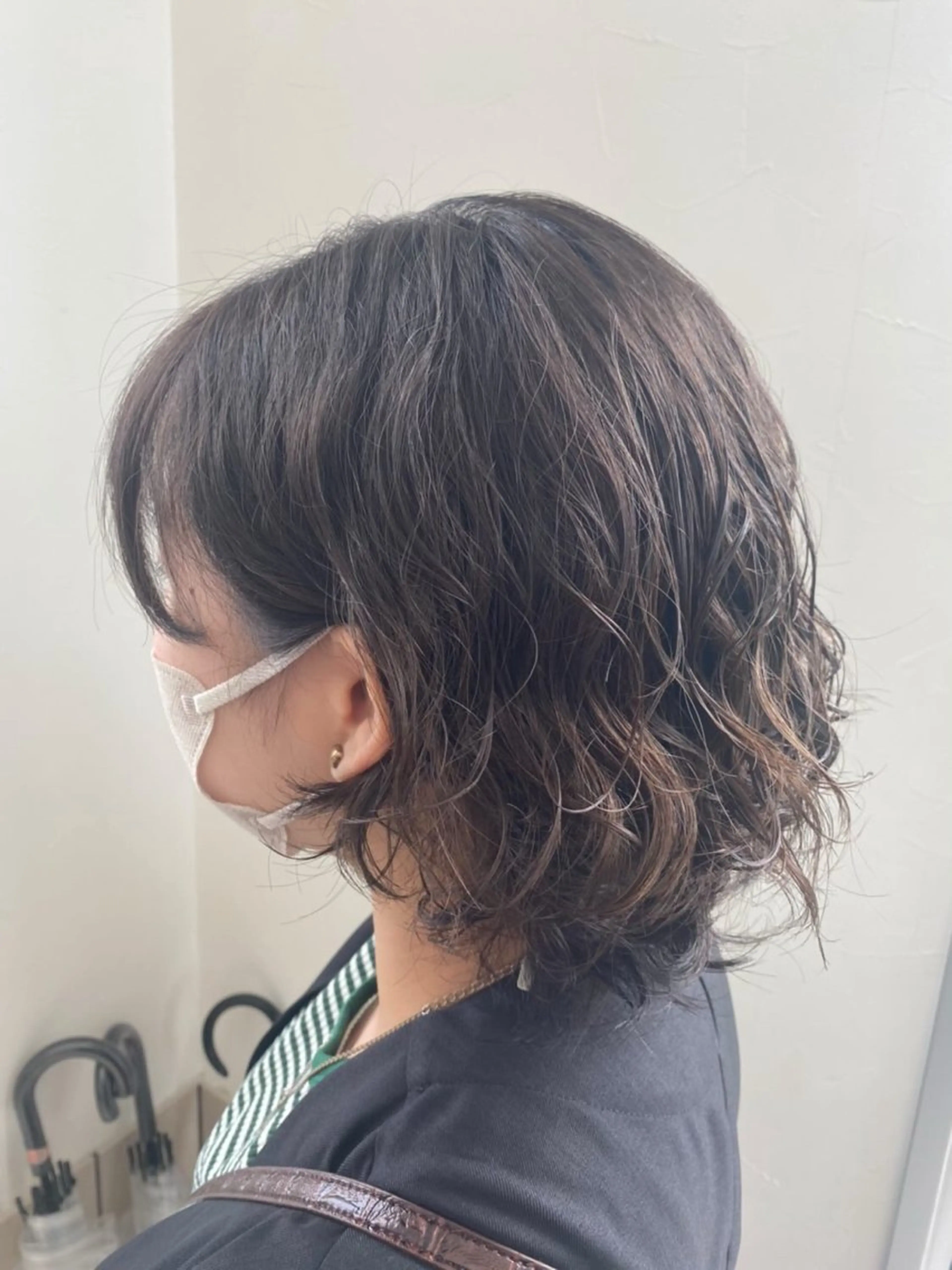 ミディアム パーマ カット 神戸 蒼司のヘアスタイル