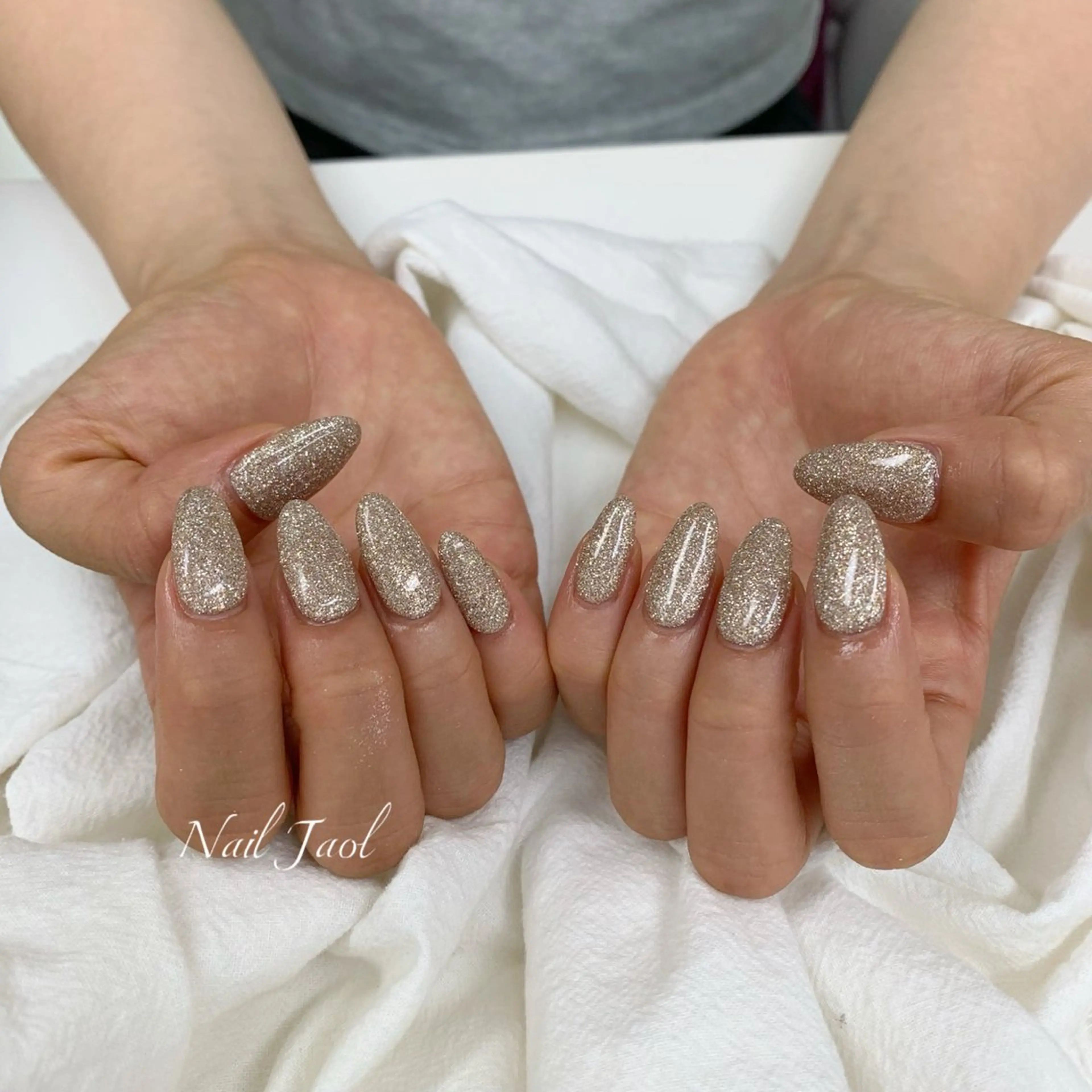 ロング 韓国風ヘア ハンドネイル nail jaol池袋店所属・ネイルJaol 池袋のネイルデザイン