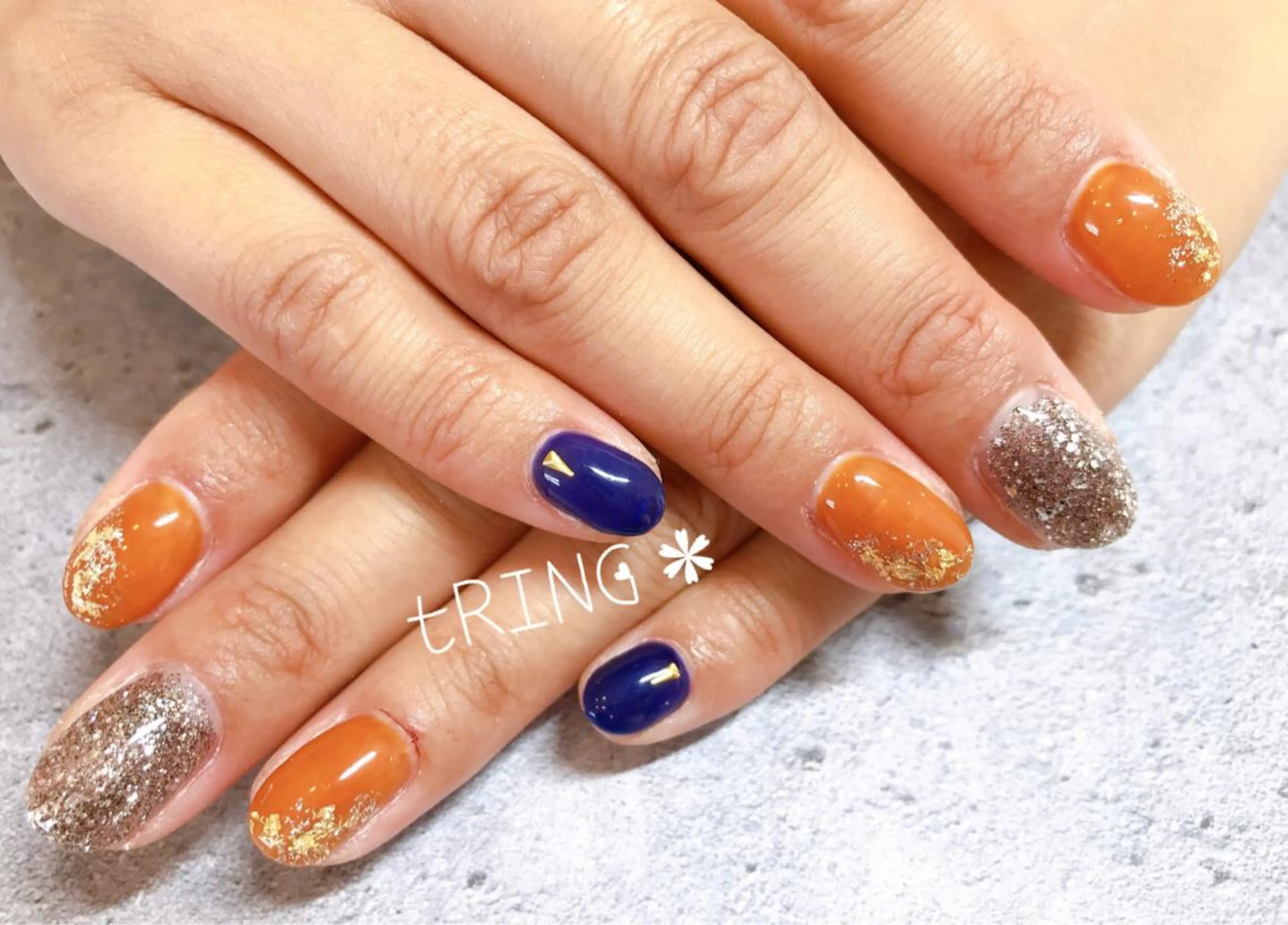 ネイル tRING＊ しいの木台のネイルデザイン