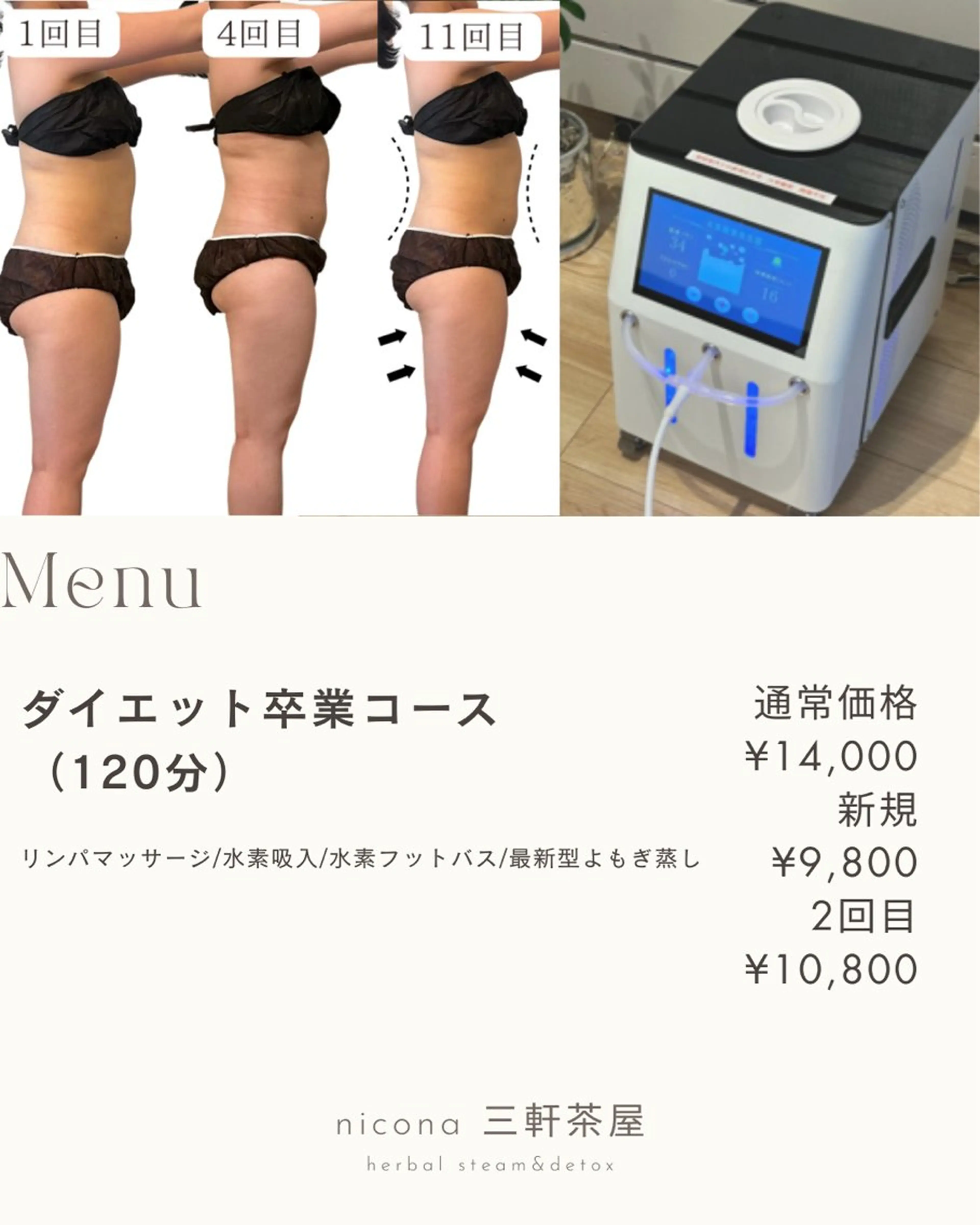 エステ 【三軒茶屋/下馬】 本格痩身・よもぎ蒸しのエステ・リラクイメージ