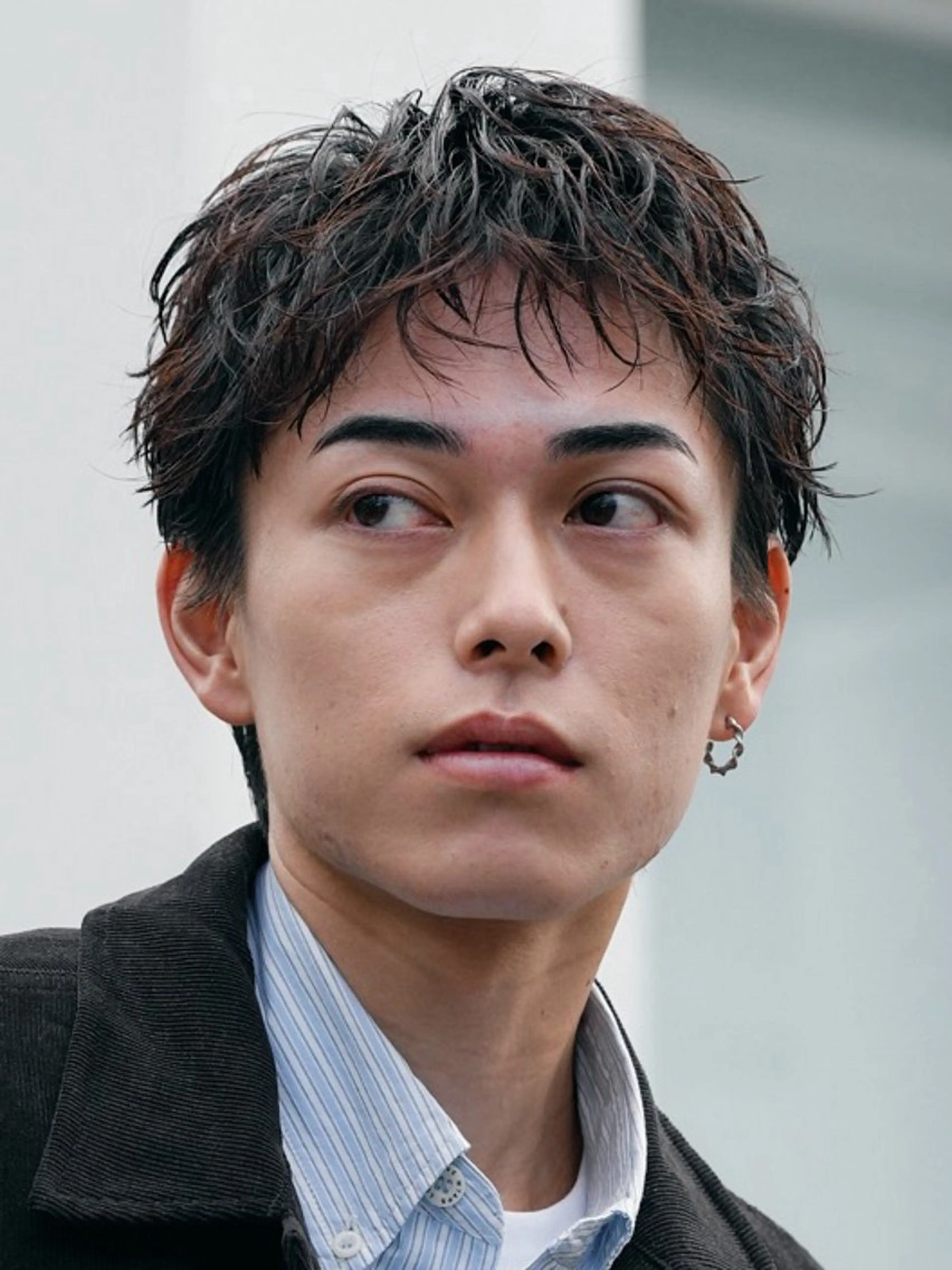 ショート パーマ メンズ メンズショート スパイキーショート 刈り上げ ショートヘア fifth名駅所属・メンズパーマ 名古屋/水谷颯のヘアスタイル