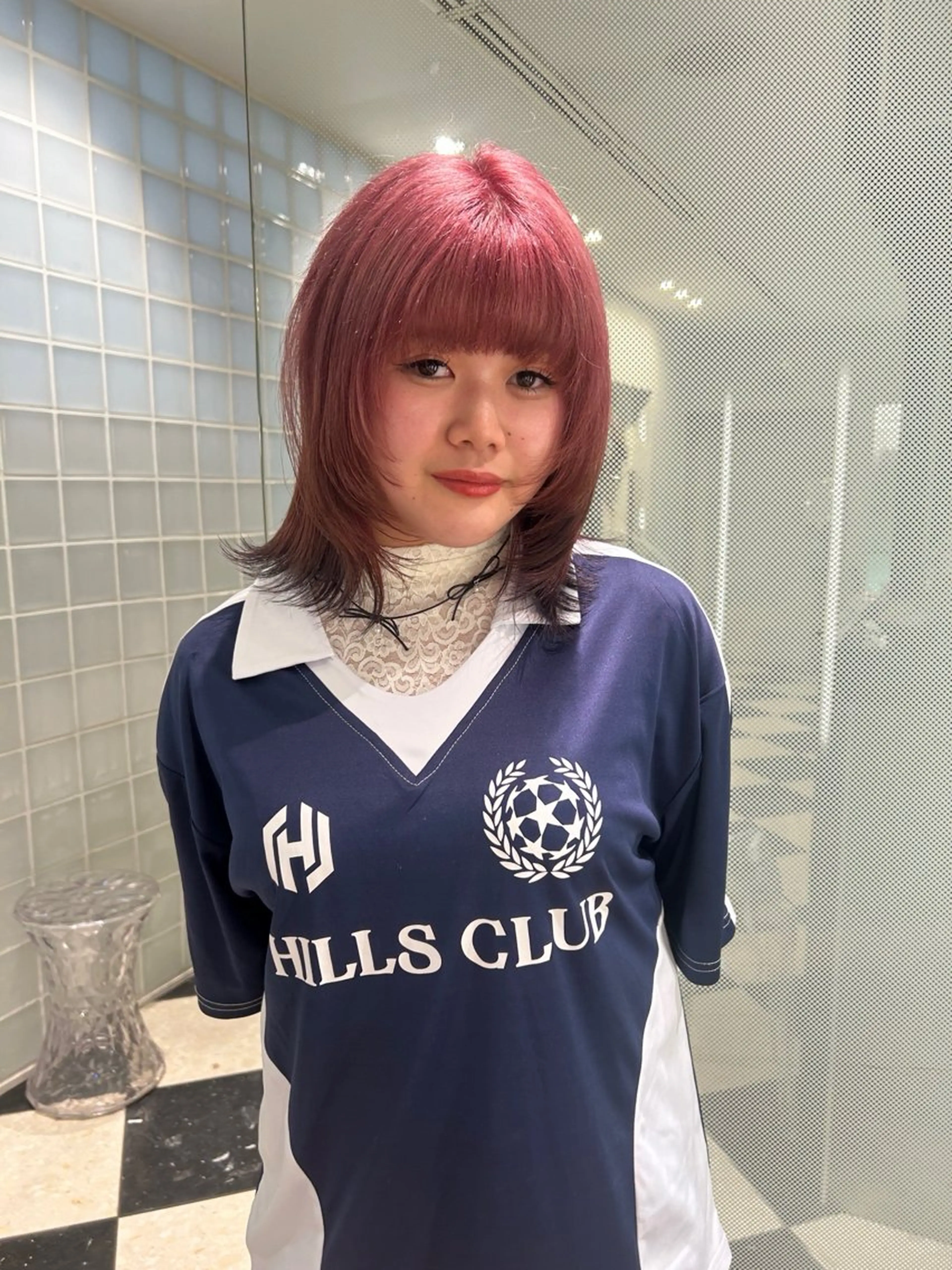 ミディアム 大谷美佳/レイヤー カット/ツヤ髪のヘアスタイル