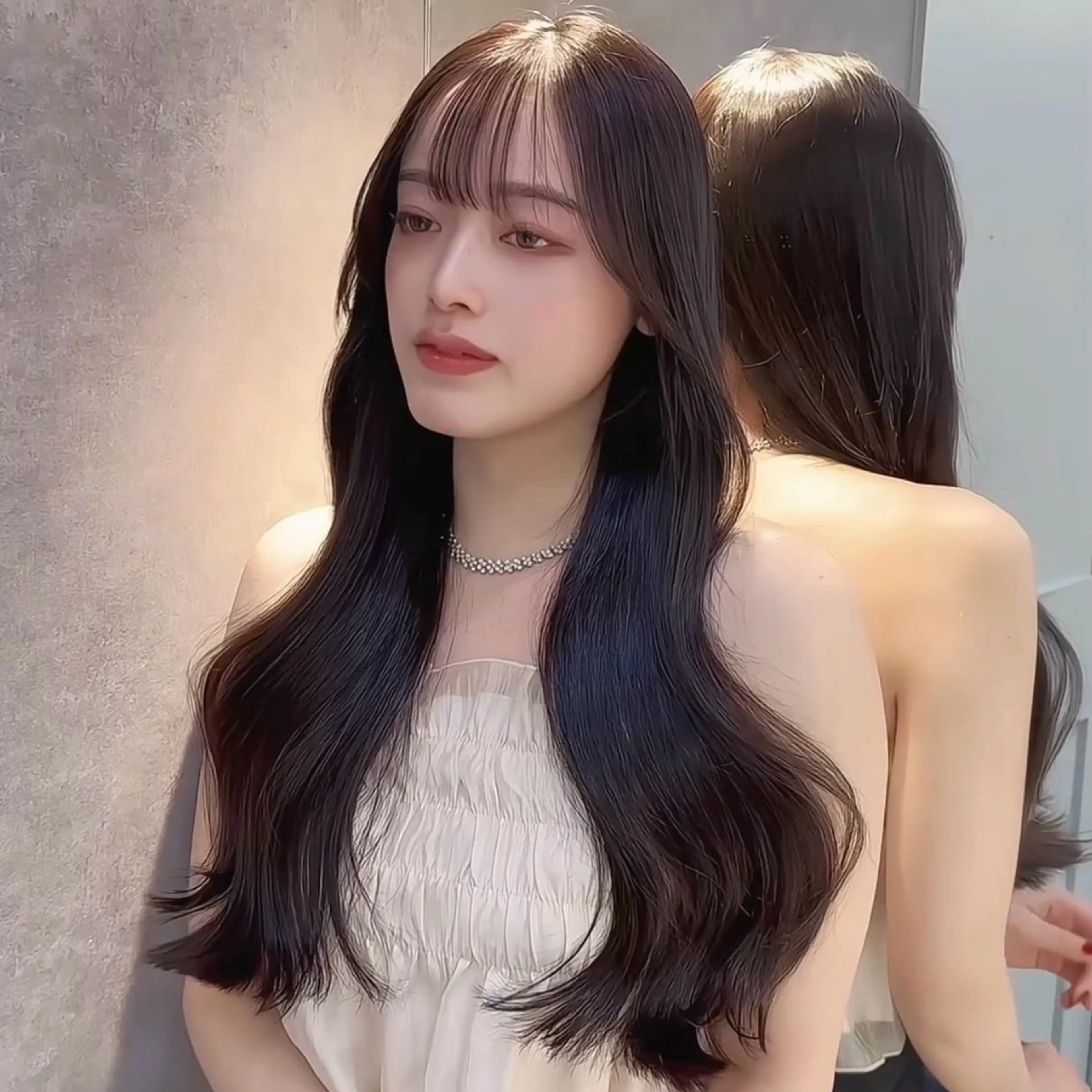 ロング レイヤー/韓国 ❤️髪質改善　芹奈のヘアスタイル