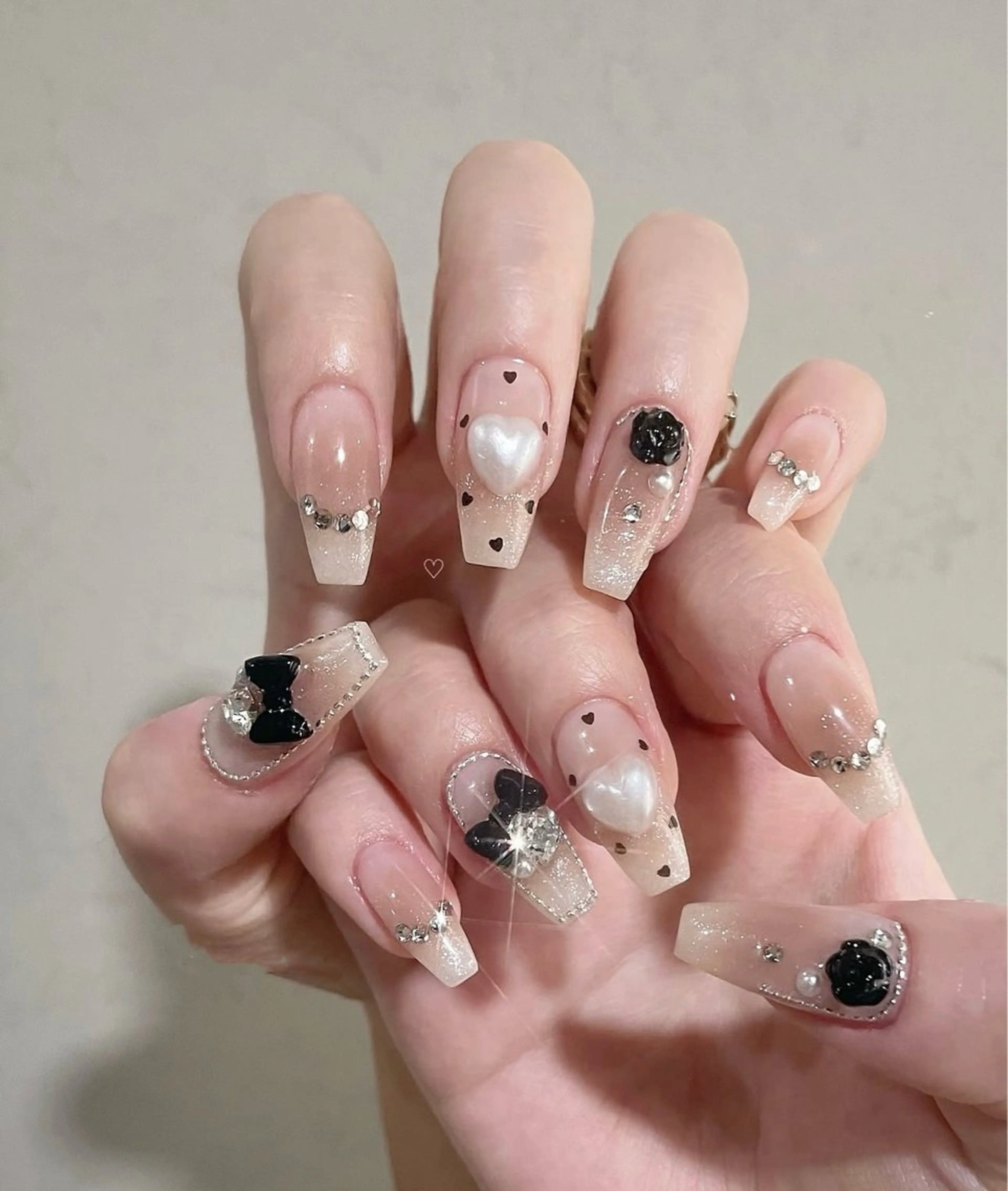 ネイル アートネイル チークネイル 長さ出し フラワーネイル フットネイル YK 美学院のネイルデザイン