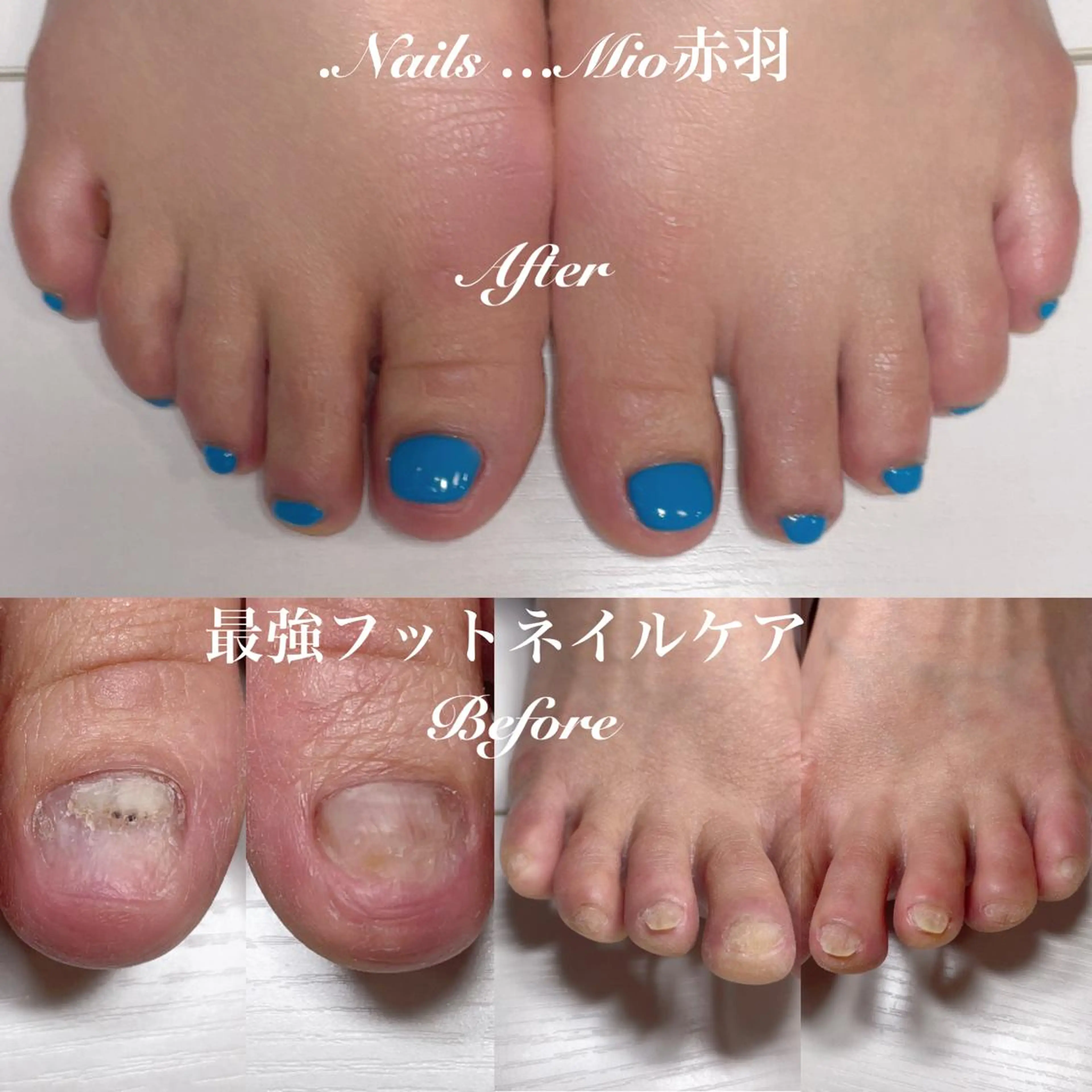 ネイル フットネイル ワンカラーネイル .Nails Mio 赤羽西ネイルサロンのネイルデザイン