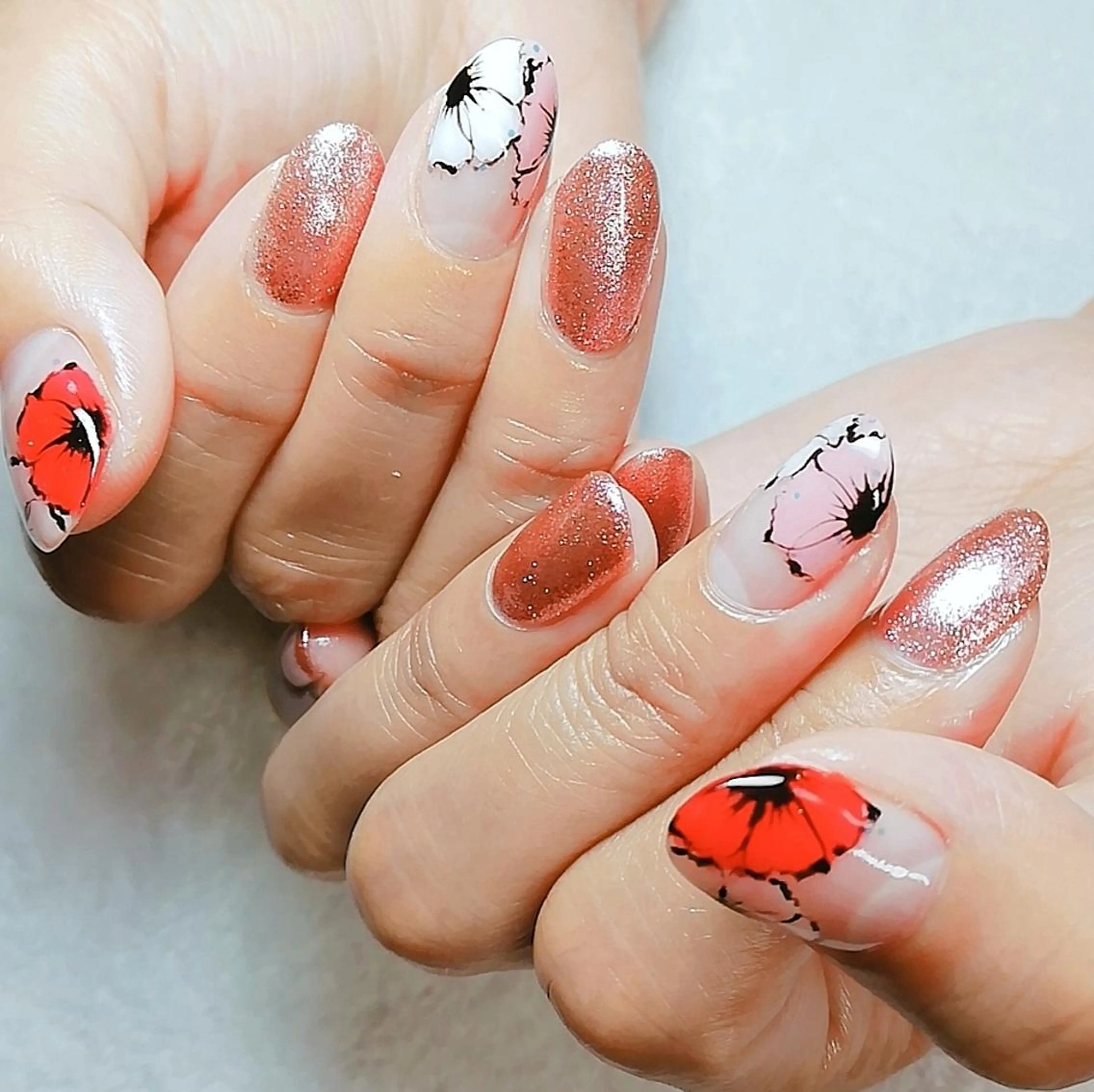 ネイル アートネイル ハンドネイル 柴崎 美幸のネイルデザイン