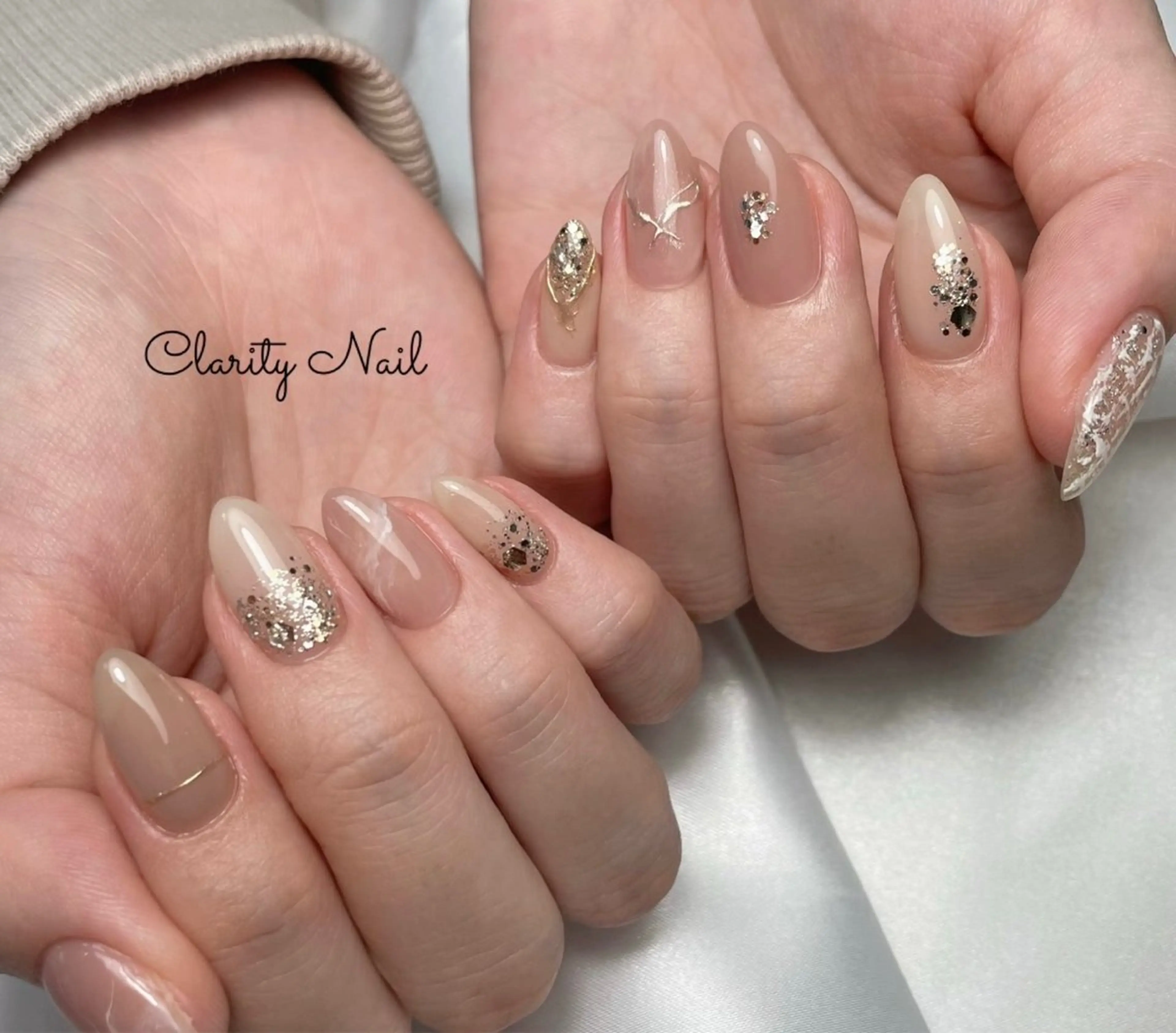 ネイル アートネイル 持ち込み ハンドネイル Clarity Nailのネイルデザイン