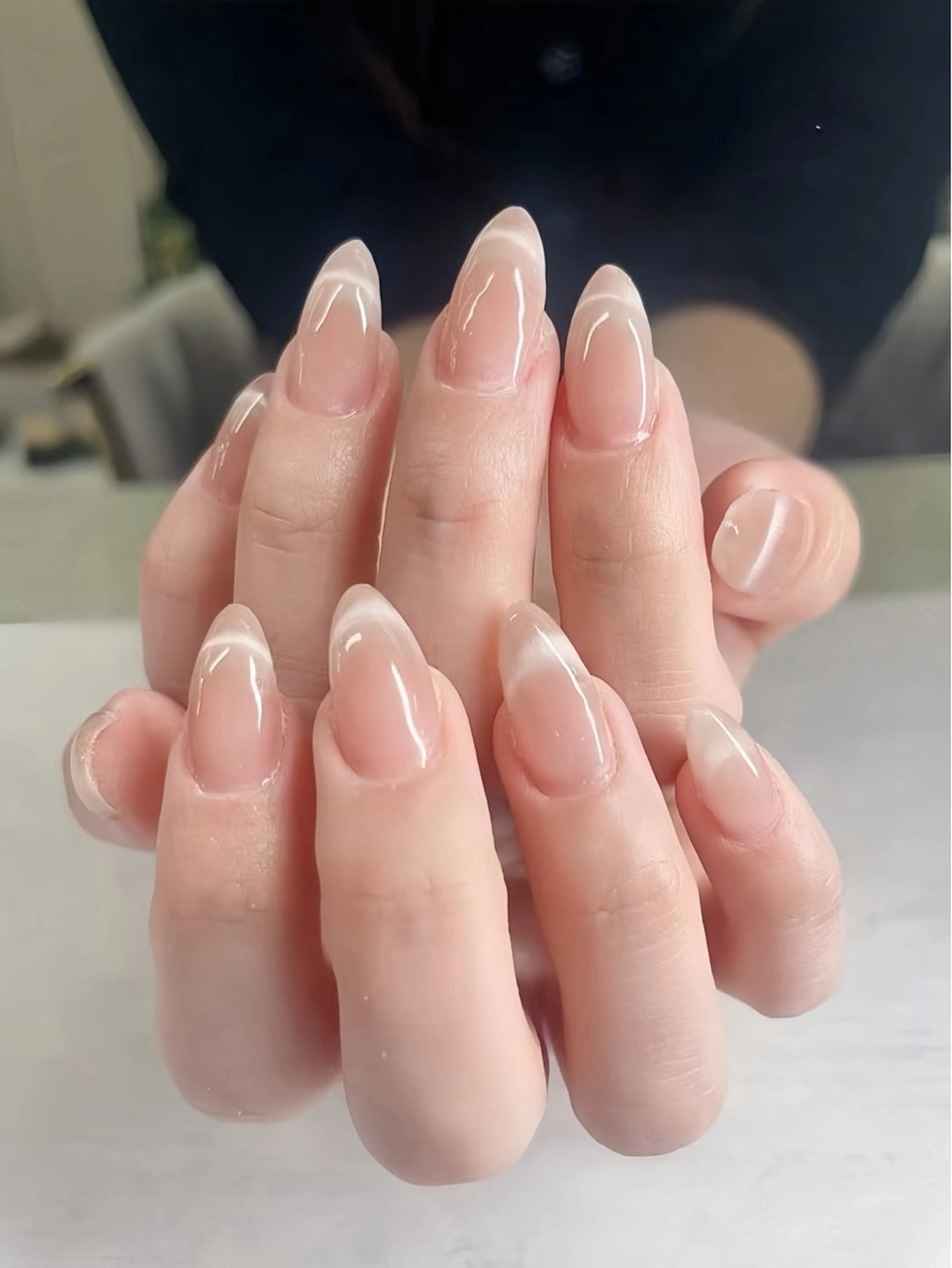 ネイル アートネイル フットネイル フレンチネイル ジェルネイル グラデーション Egao Nail Salonのネイルデザイン