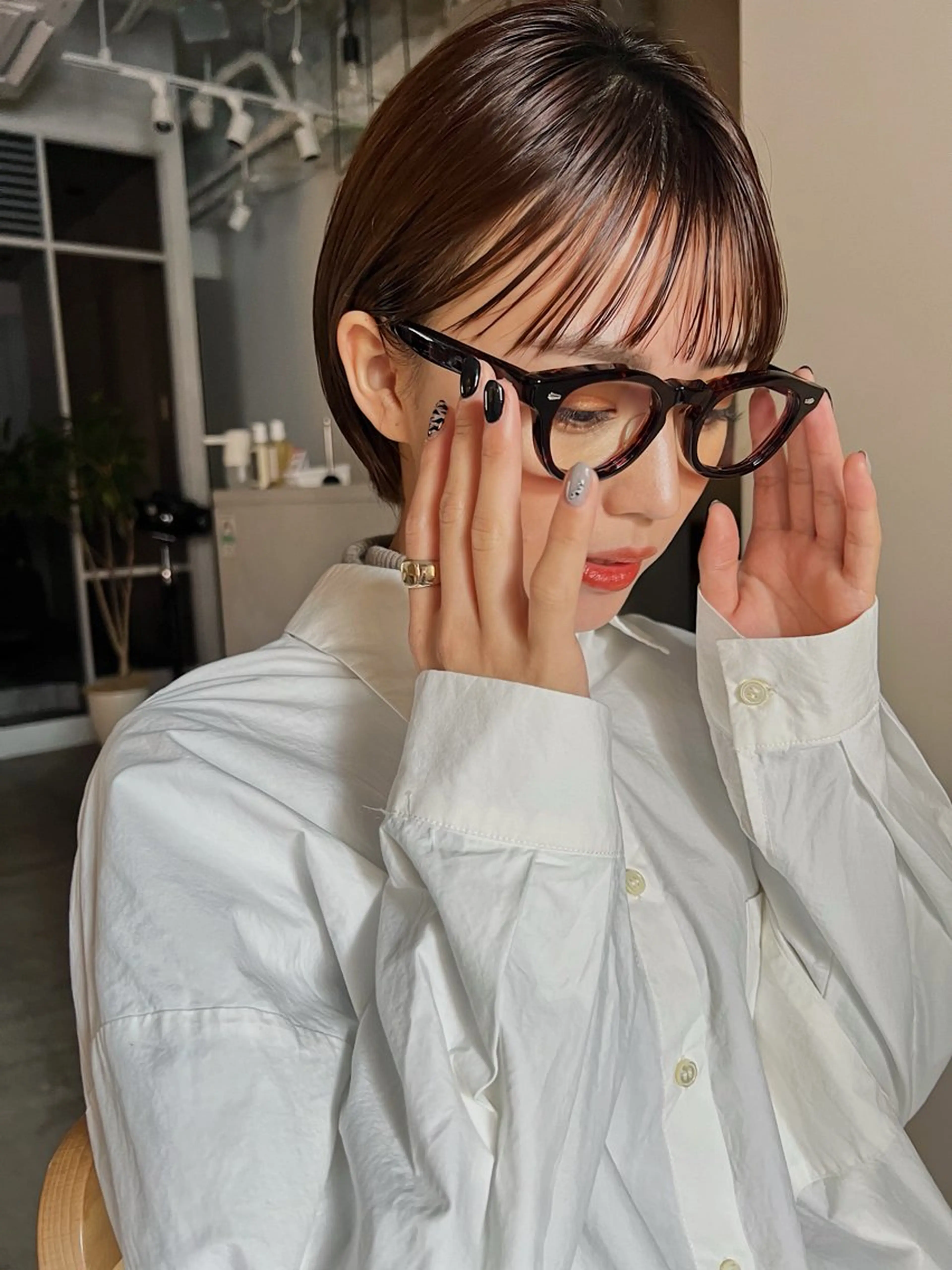 ショート FILMS所属・レイヤーボブ★ cocomoのヘアスタイル