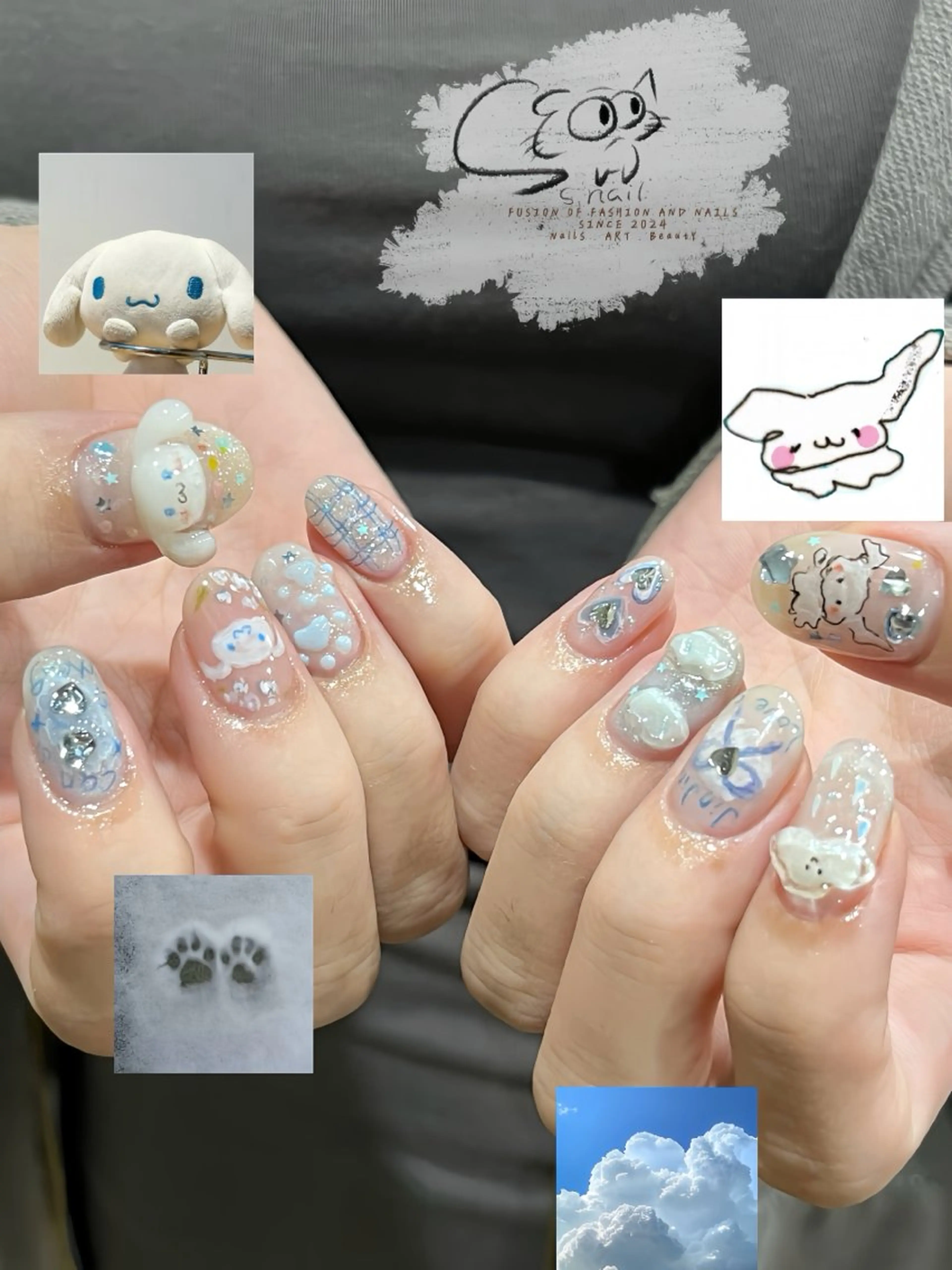ネイル チークネイル フレンチネイル グラデーション マグネットネイル ワンカラーネイル S.nail所属・S.nail _のネイルデザイン