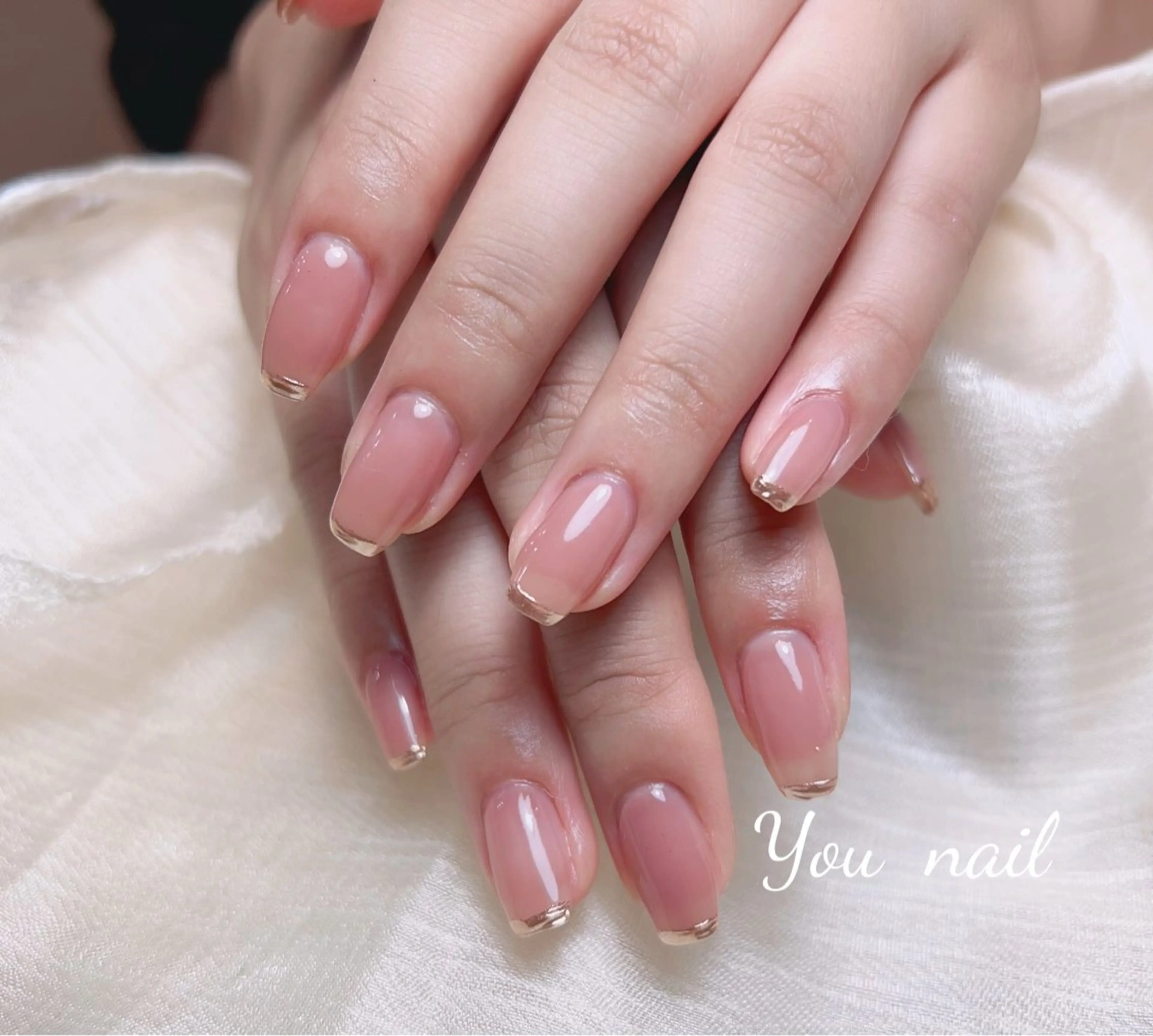 ネイル フレンチネイル ミラーネイル You nailのネイルデザイン