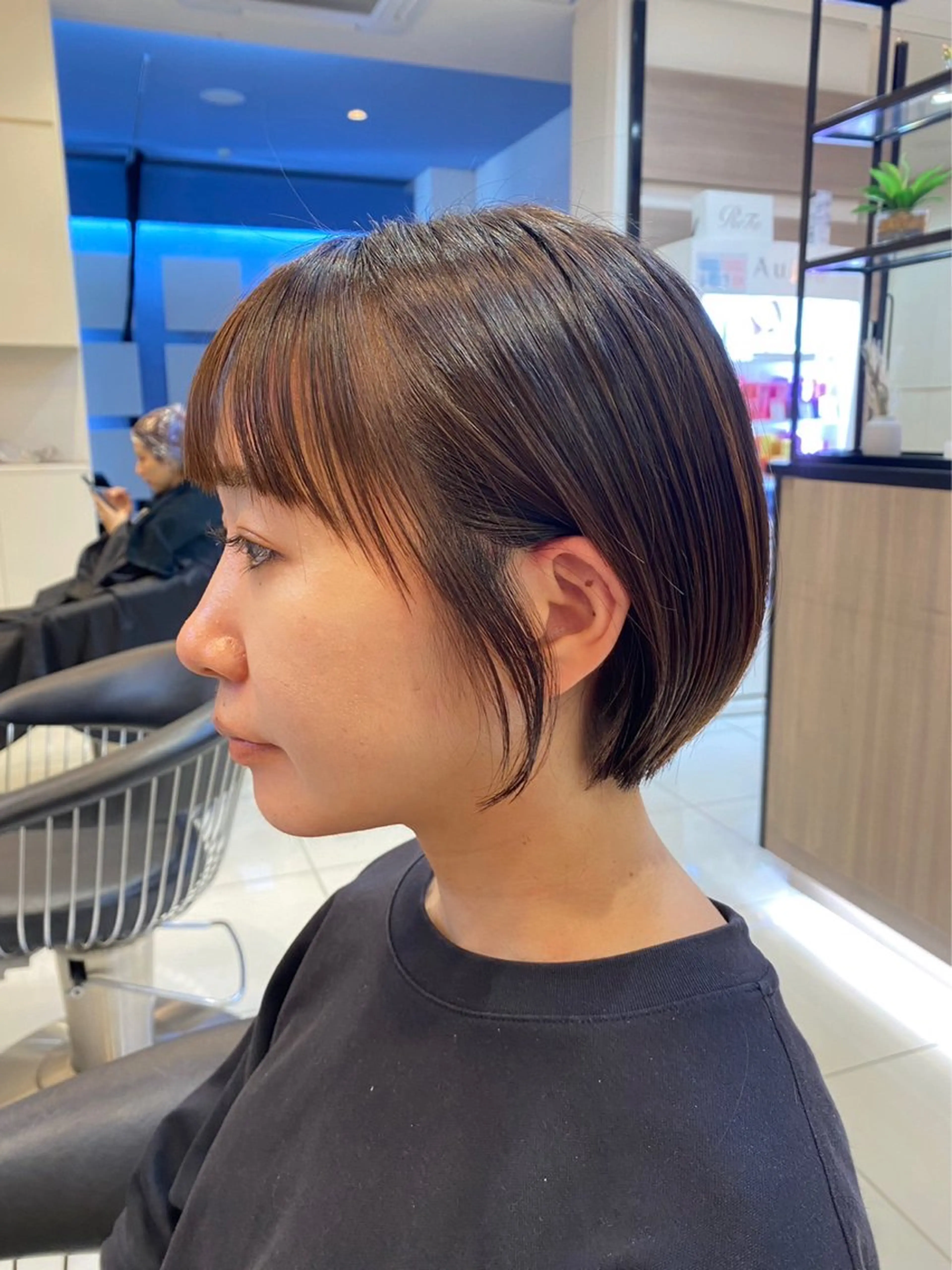 ショート mao♡ベージュ/ 顔周りカットのヘアスタイル