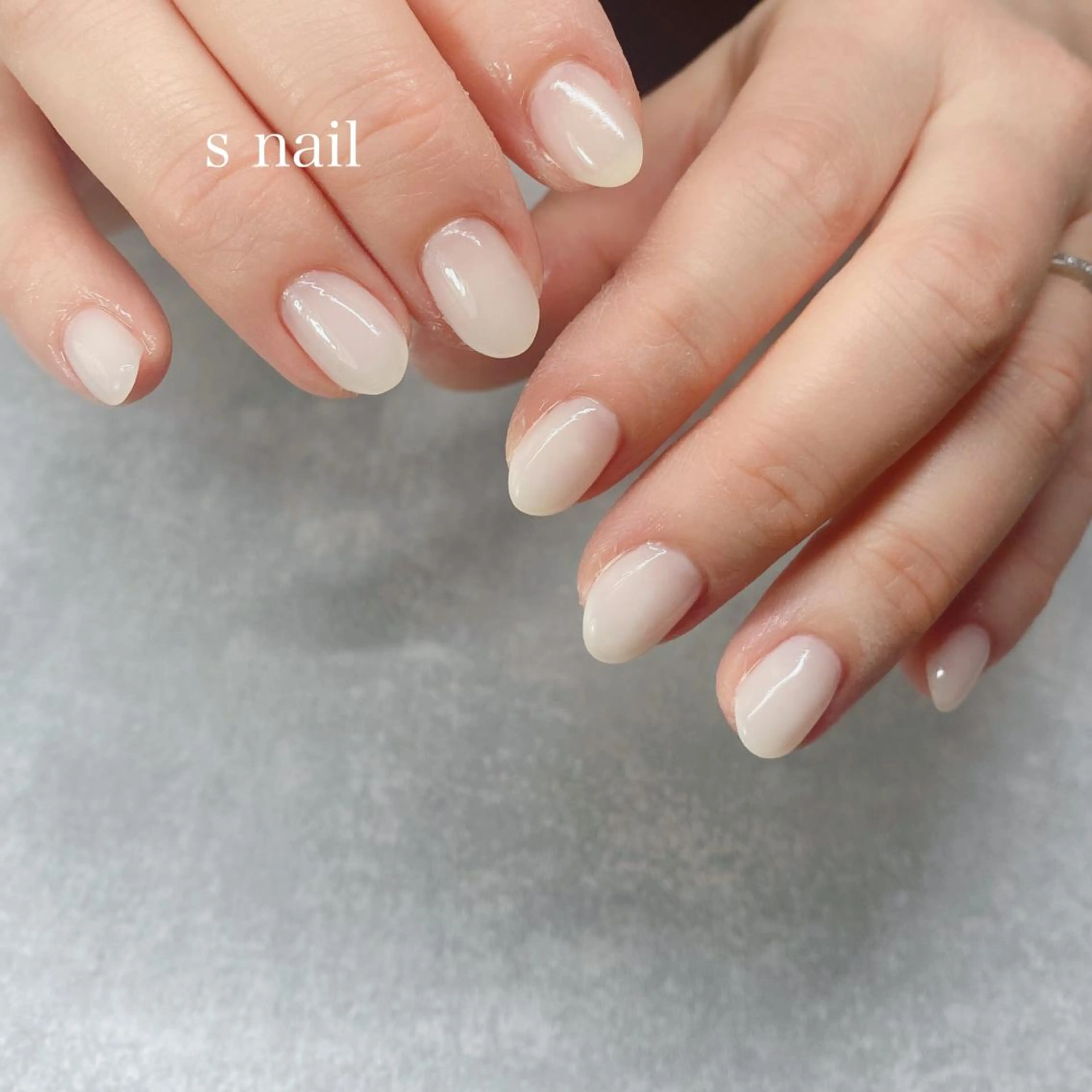 ネイル ワンカラーネイル ハンドネイル フットネイル s nail さとよしみゆきのネイルデザイン