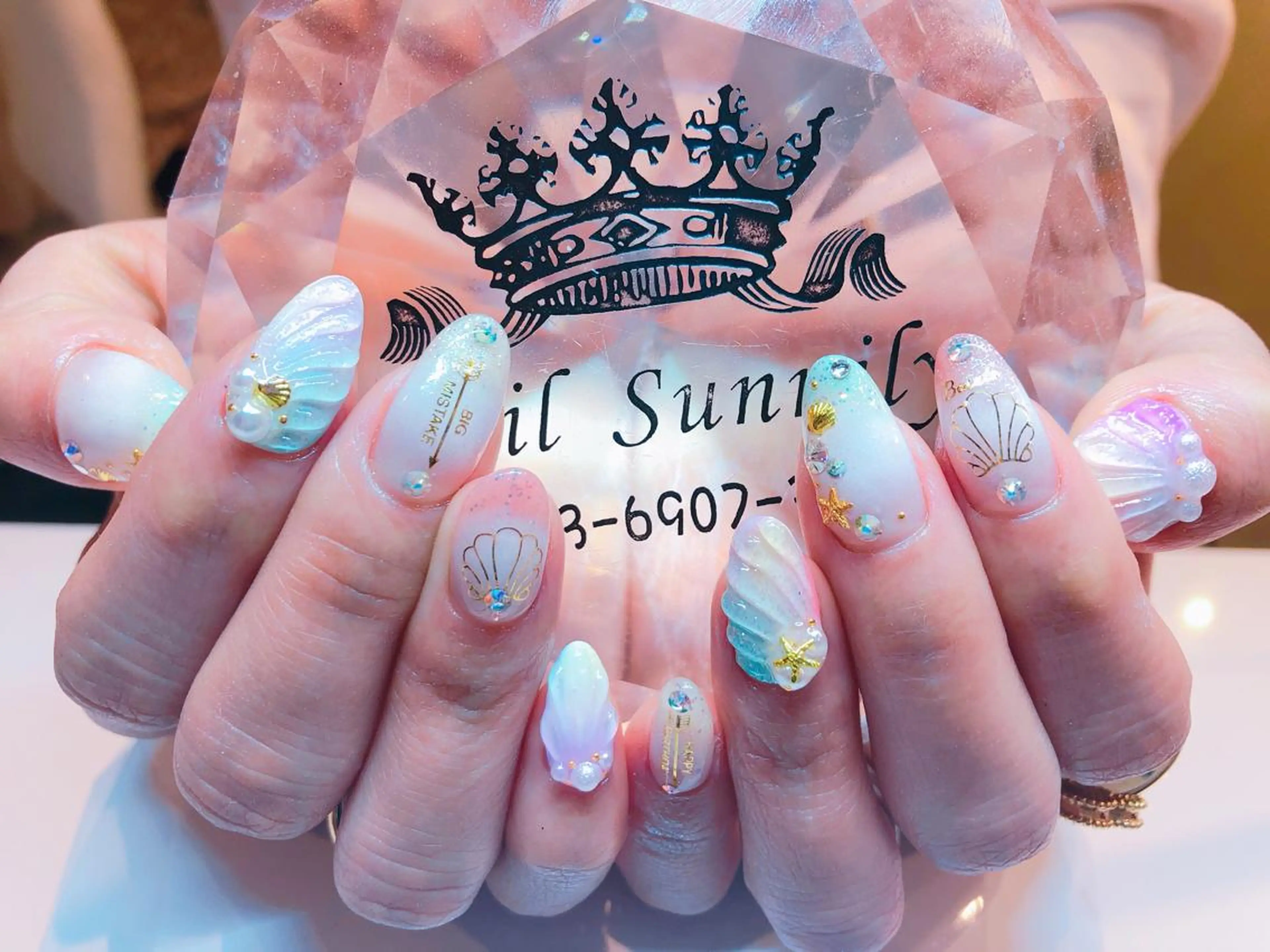 ネイル 長さだし専門店 M2 rikaのネイルデザイン