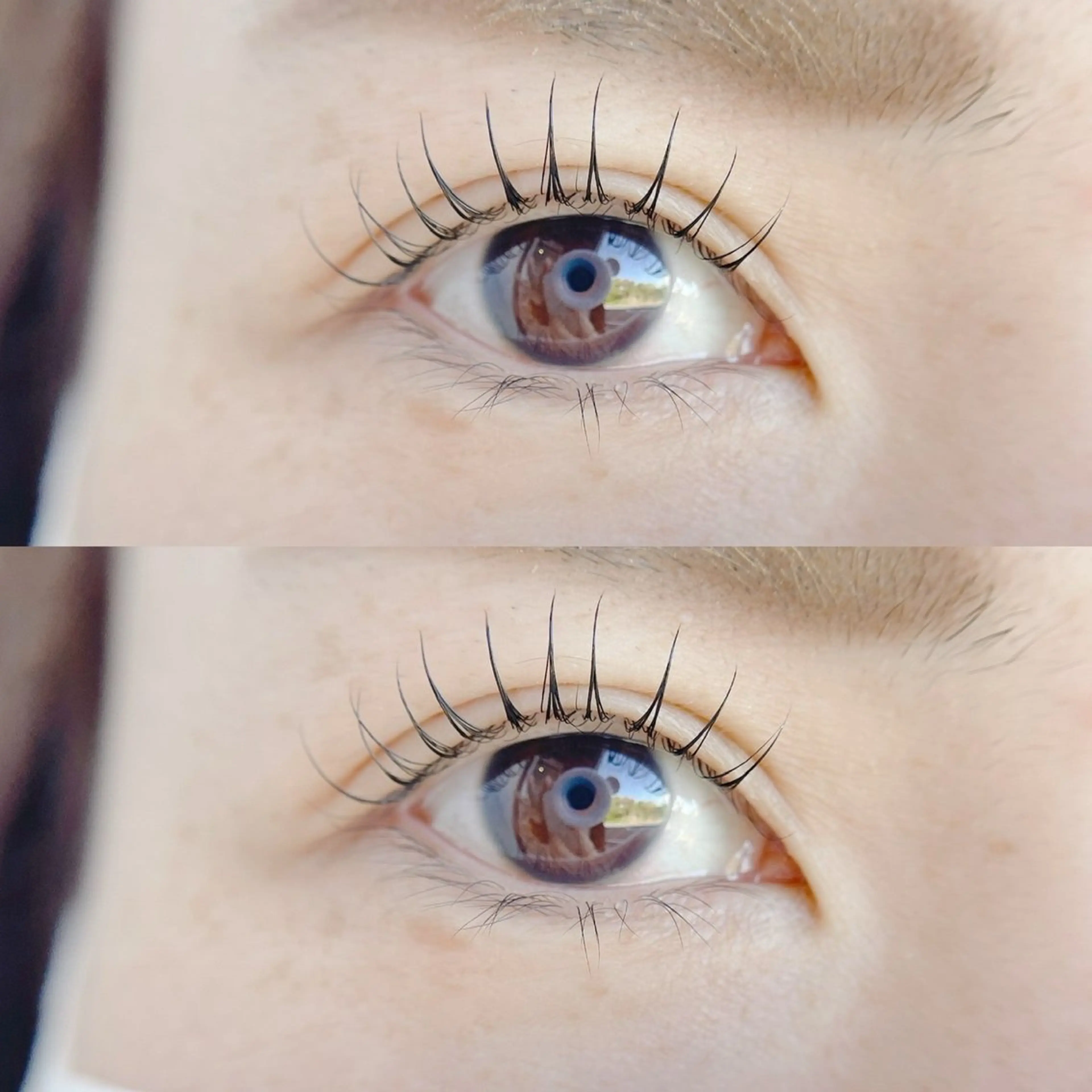 高濃度ケラチントリートメント付きダメージレスまつ毛パーマの写真