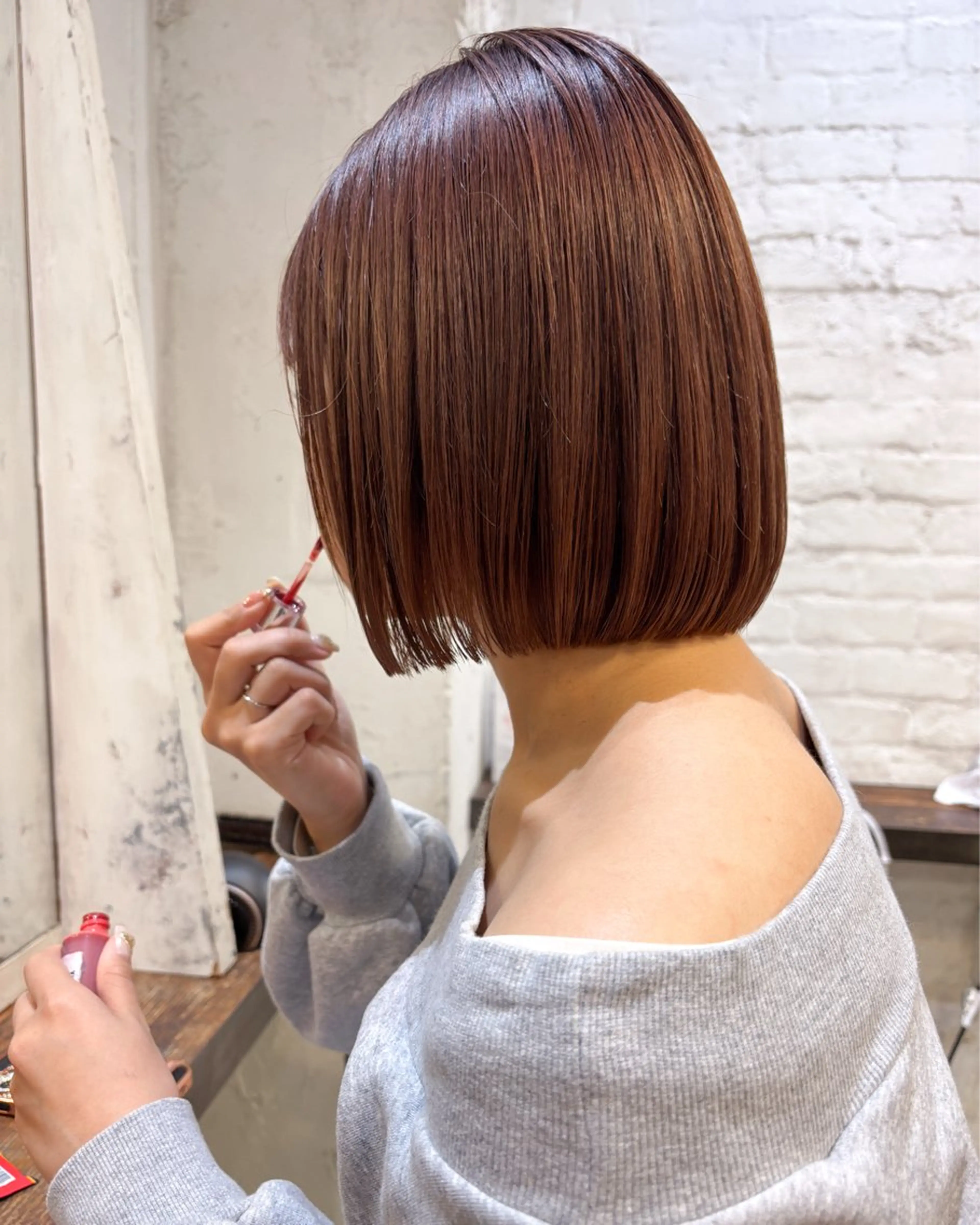 ショート MINX青山店所属・結莉/ボブ/ 縮毛矯正のヘアスタイル